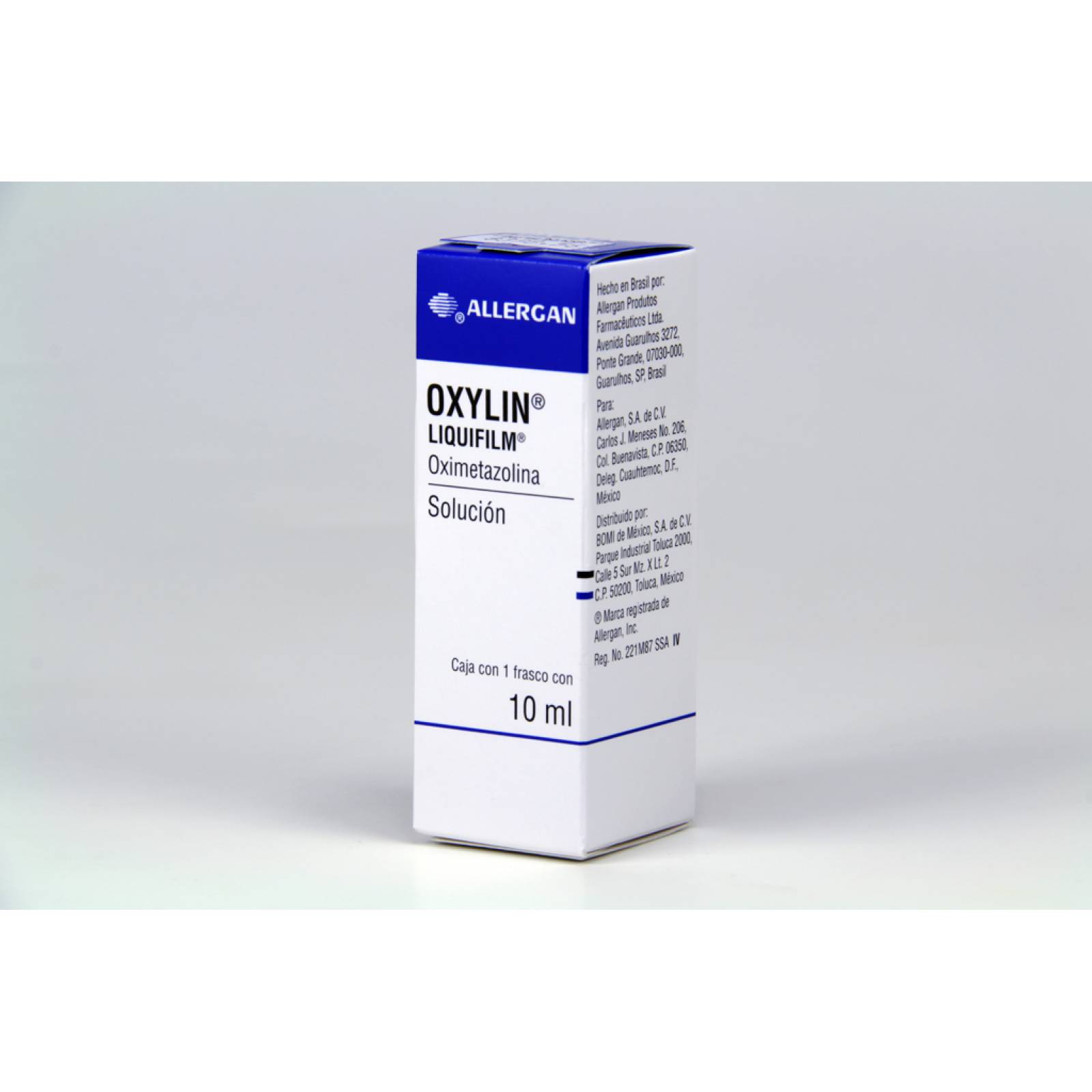 OXYLIN LIQUIFILM SOLUCIÓN 0.025% FRASCO CON 10ML