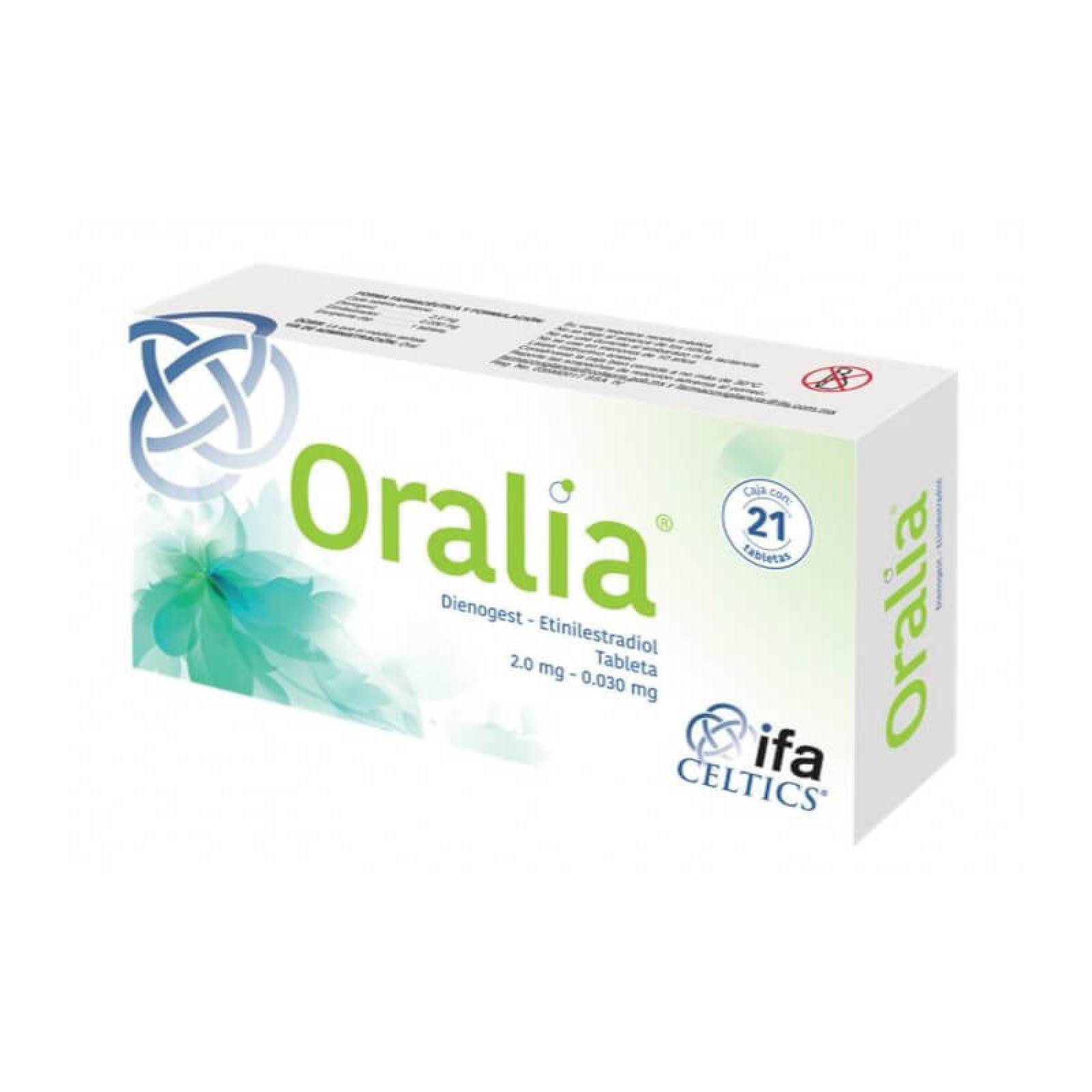 ORALIA 21 TABLETAS 2/0.030MG