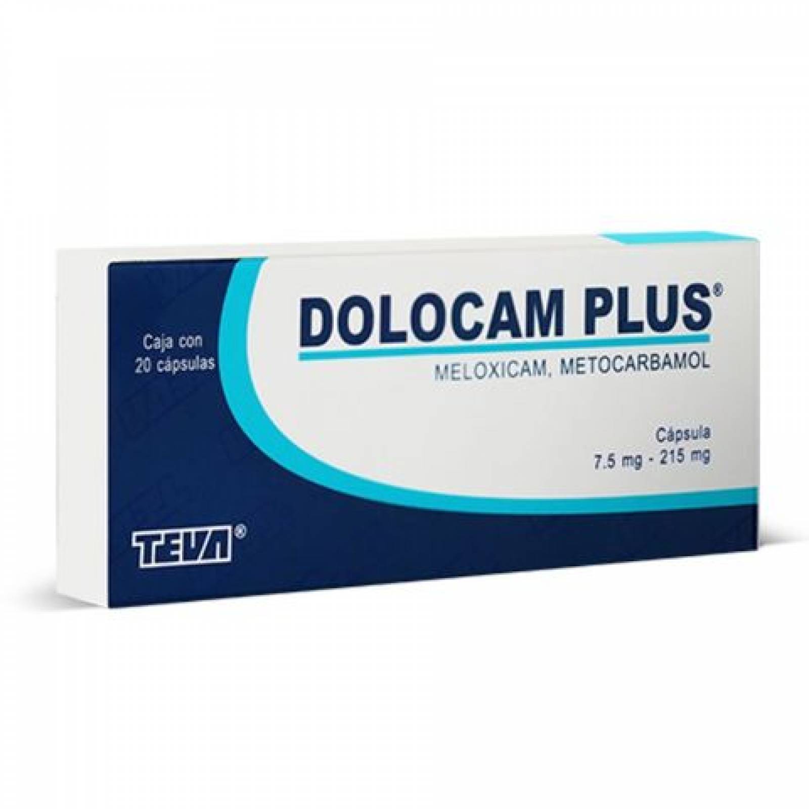 DOLOCAM PLUS 20 CÁPSULAS 7.5/215MG