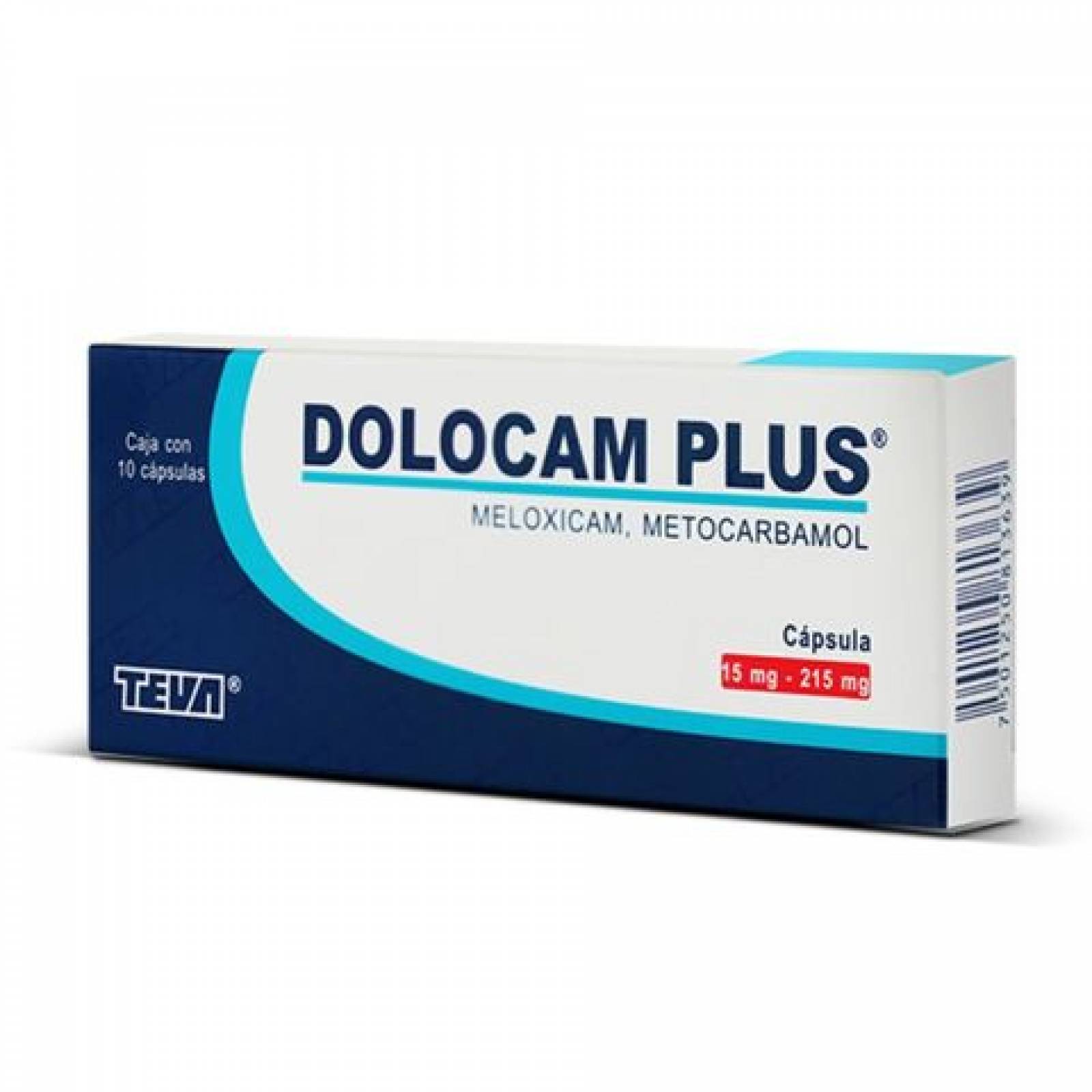 DOLOCAM PLUS 10 CÁPSULAS 7.5/215MG