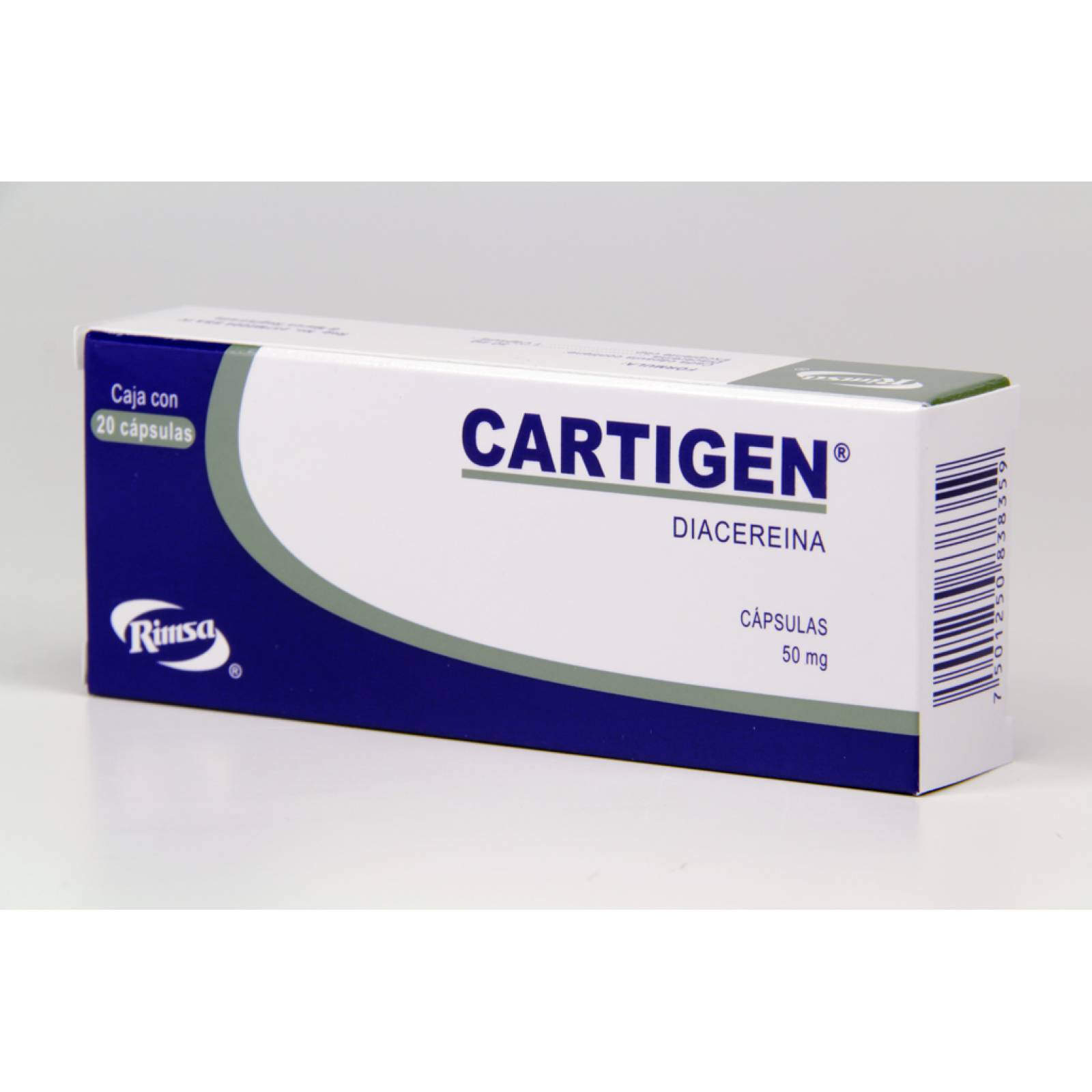 CARTIGEN 20 CÁPSULAS 50MG