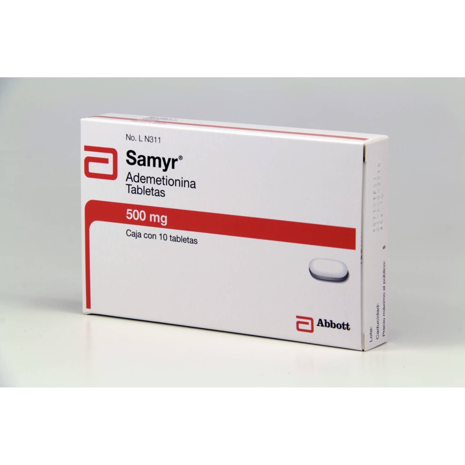SAMYR 500MG CAJA CON 10 COMPRIMIDOS