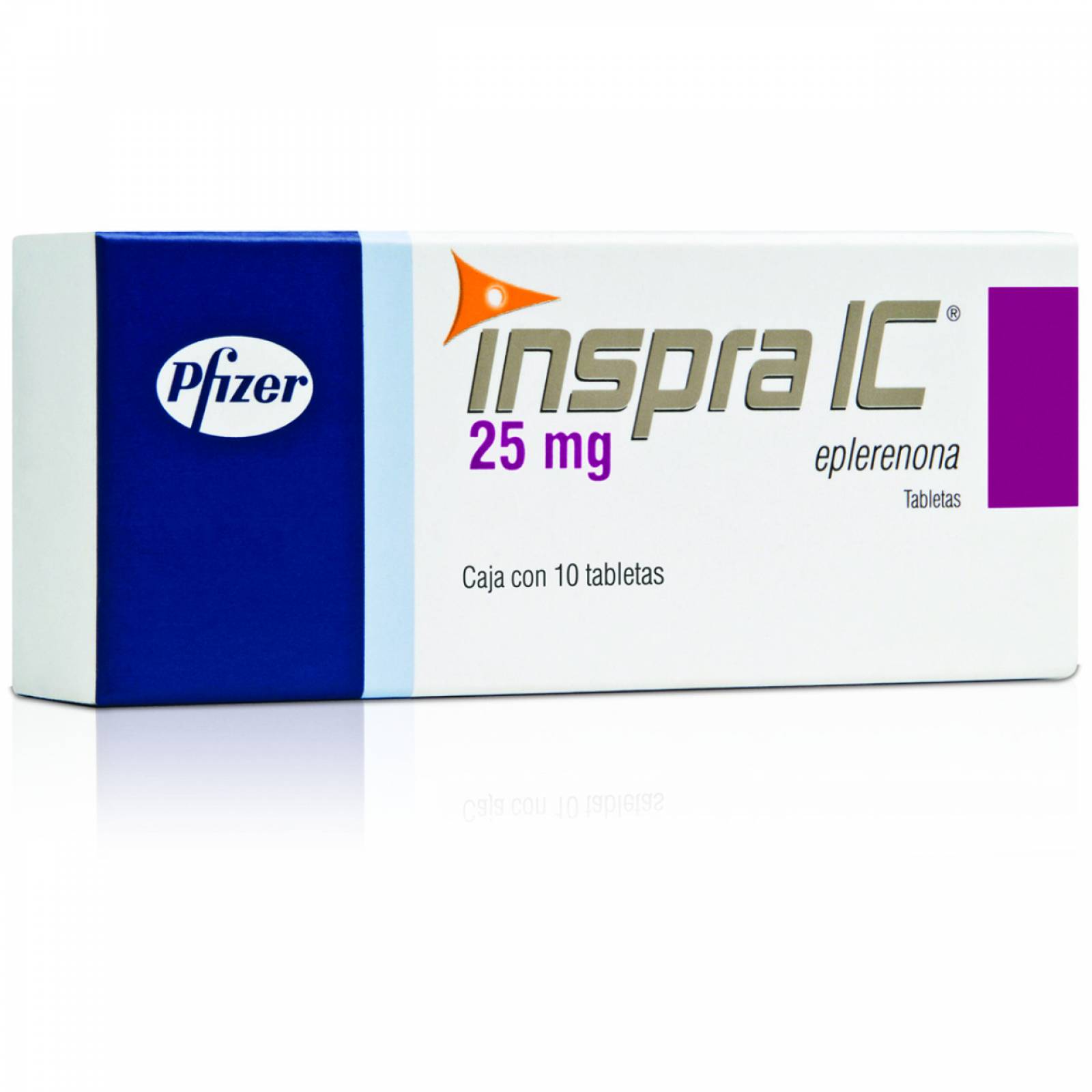 INSPRA IC 10 TABLETAS 25MG