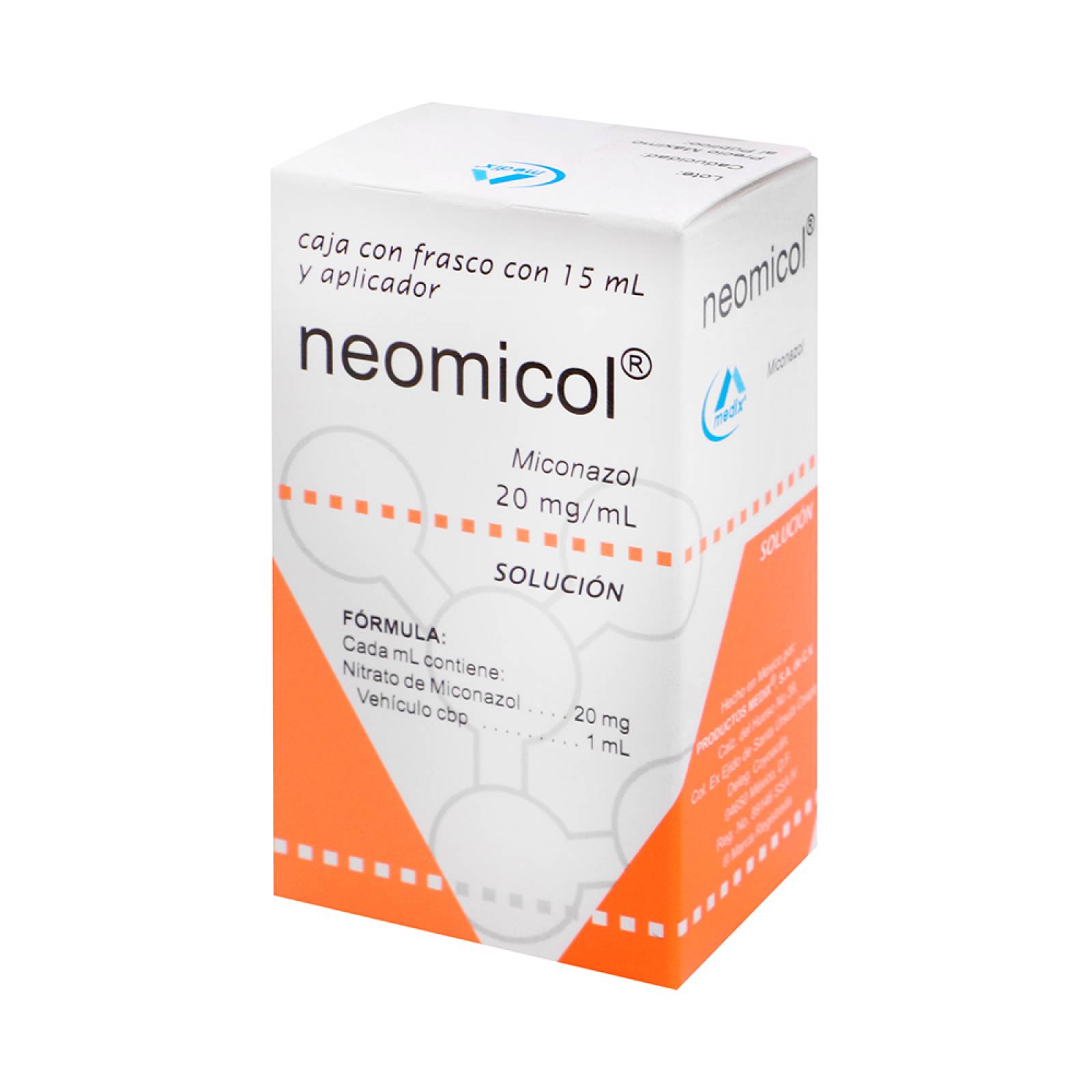 NEOMICOL SOLUCION FRASCO 3G/15ML