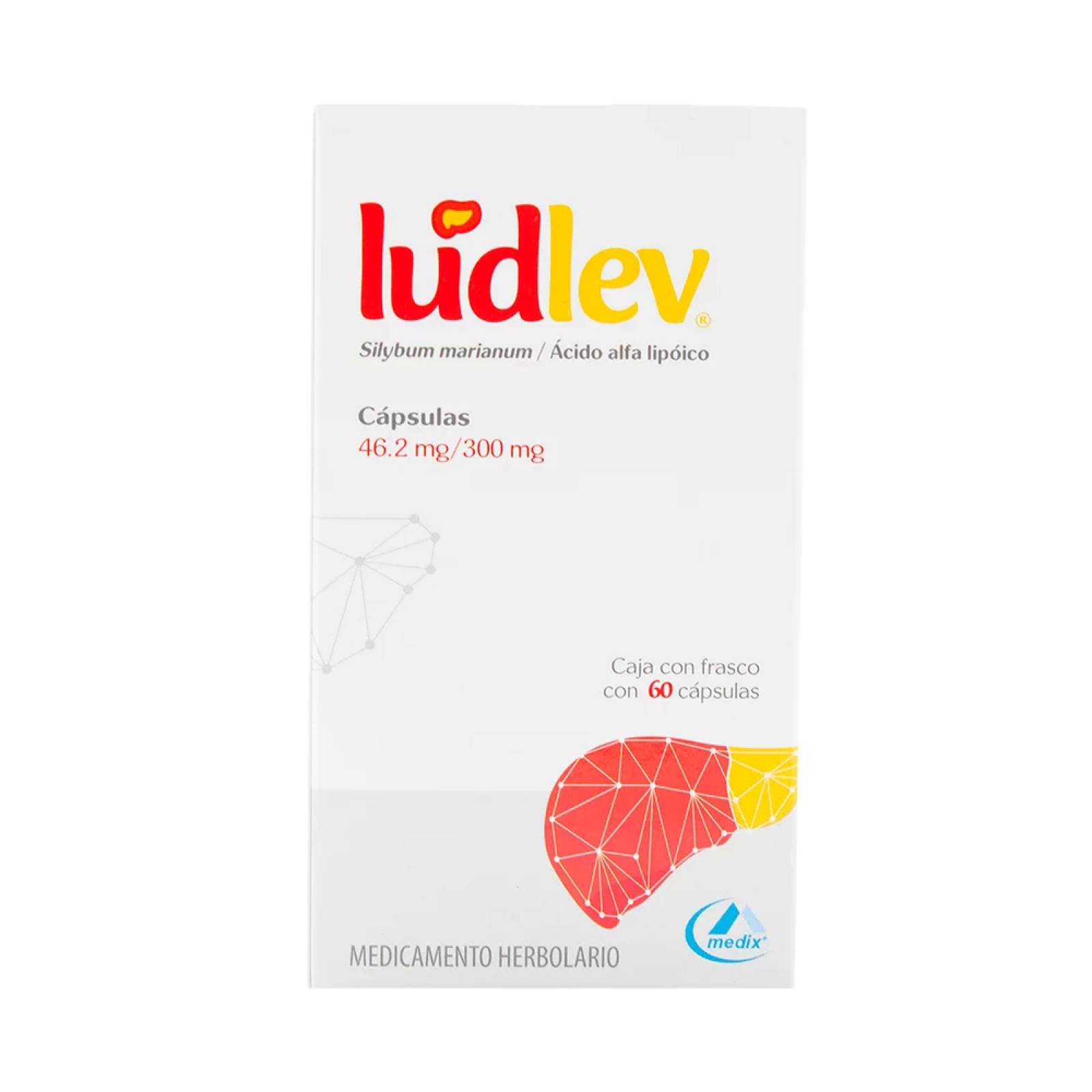 LUDLEV 60 CÁPSULAS 46.2/300MG