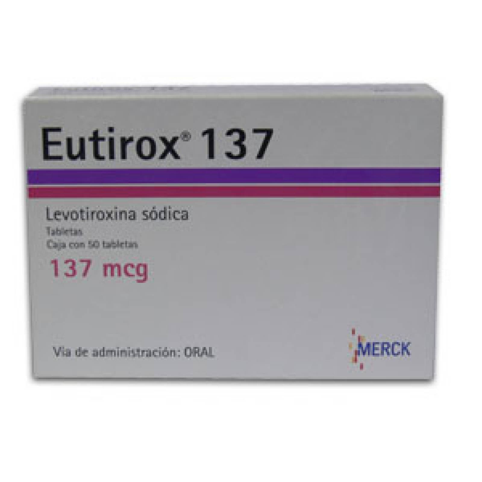 EUTIROX 50 TABLETAS 137MCG