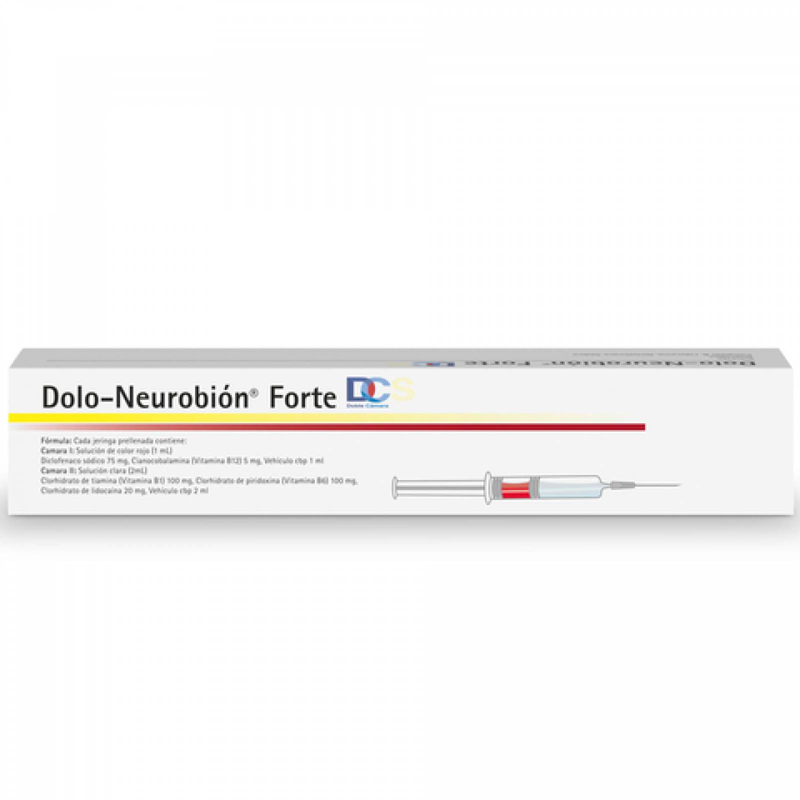 DOLO NEUROBION FORTE DC 1 JERINGA PRELLENADA 3ML