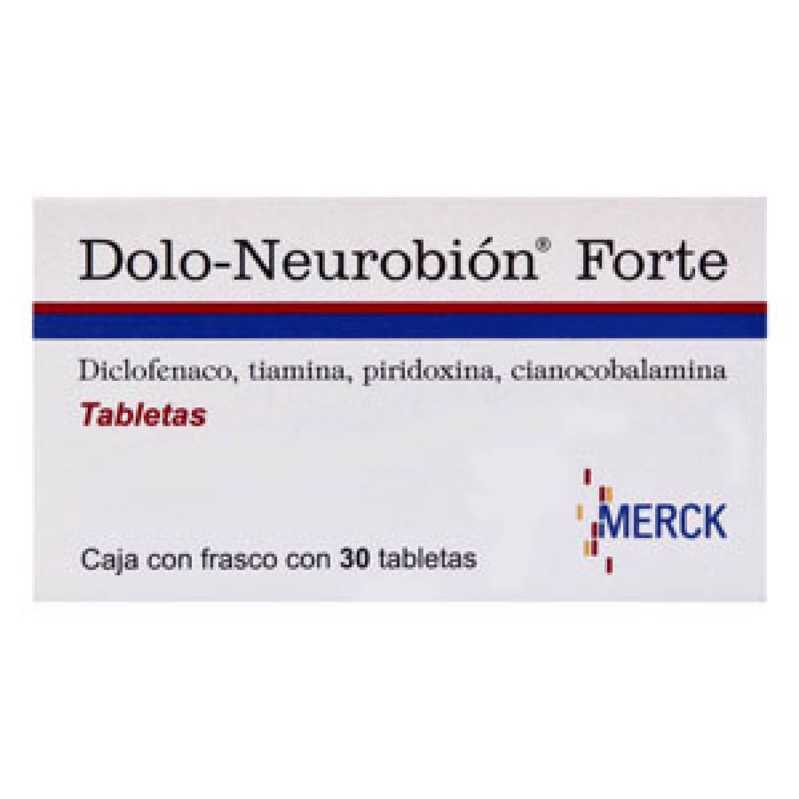 DOLO NEUROBION FORTE 30 TABLETAS