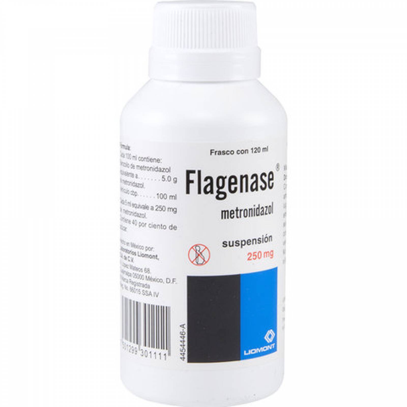FLAGENASE SUSPENSIÓN 250MG FRASCO 120ML