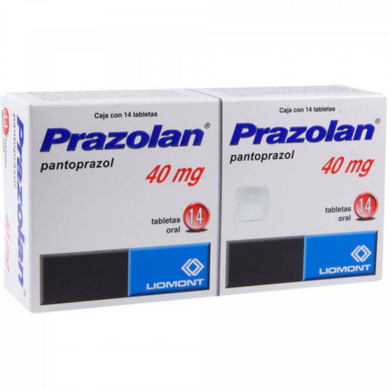 PRAZOLAN DUAL 14 TABLETAS 40MG