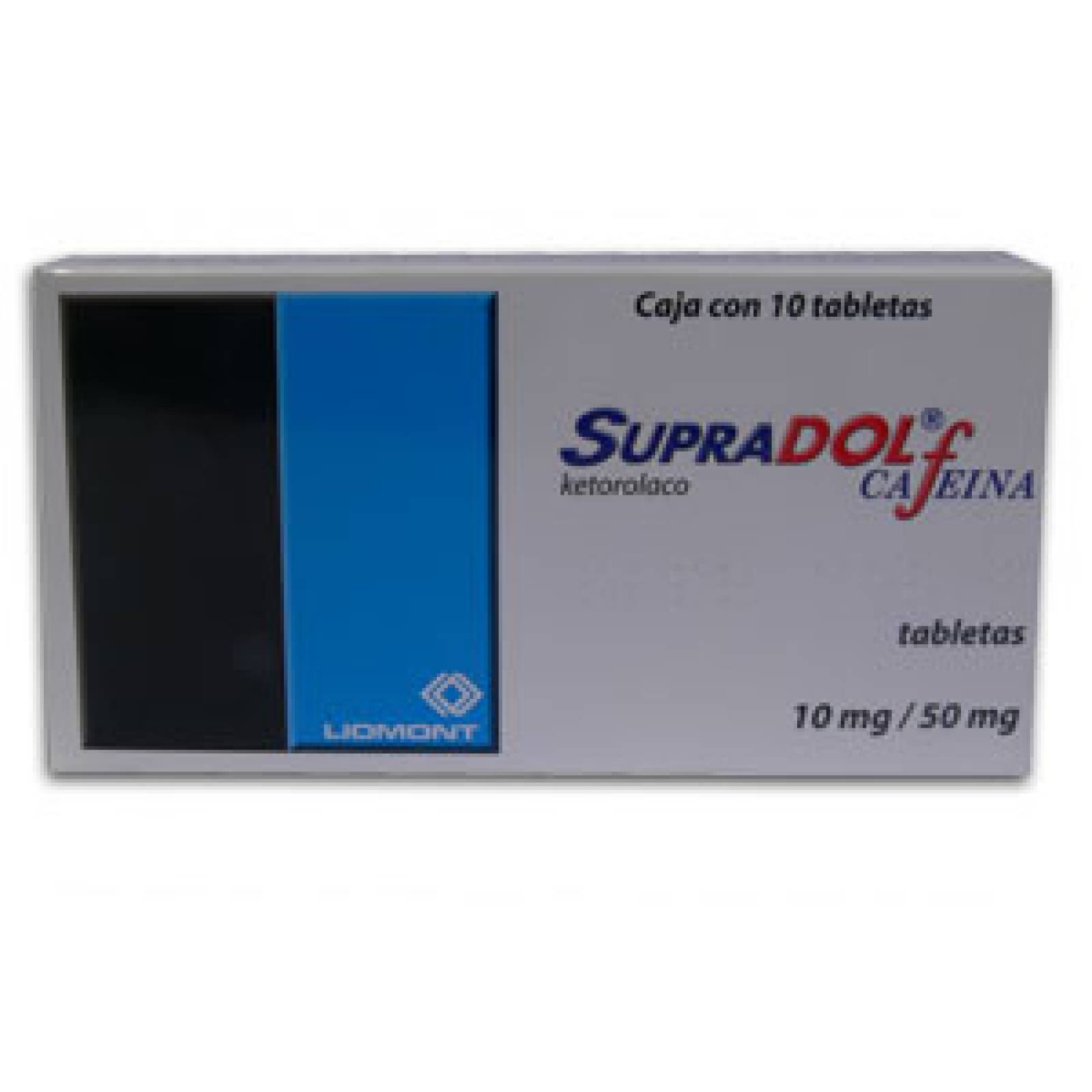 SUPRADOL CAFEÍNA 10 TABLETAS
