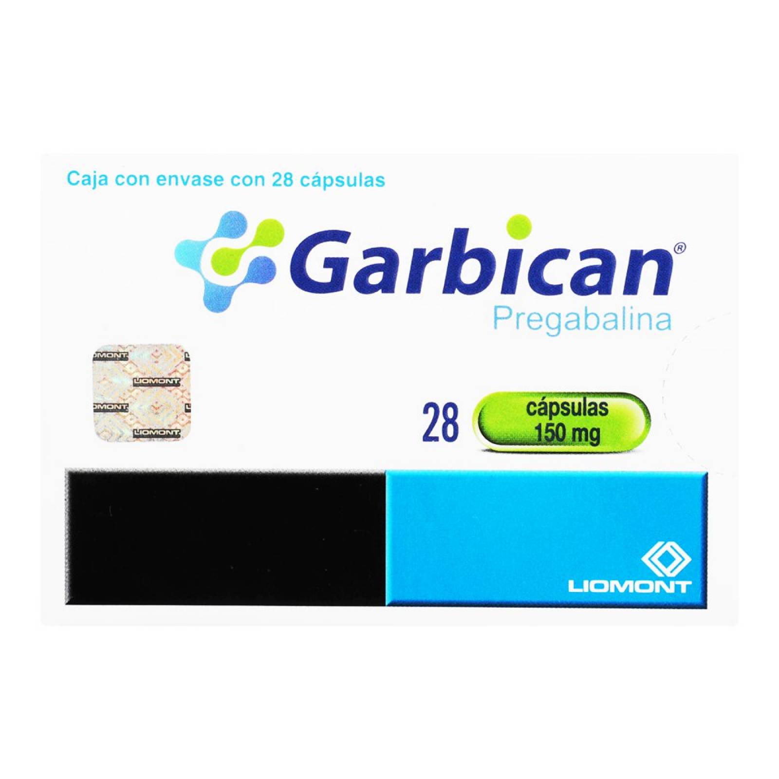 GARBICAN 28 CÁPSULAS 150MG