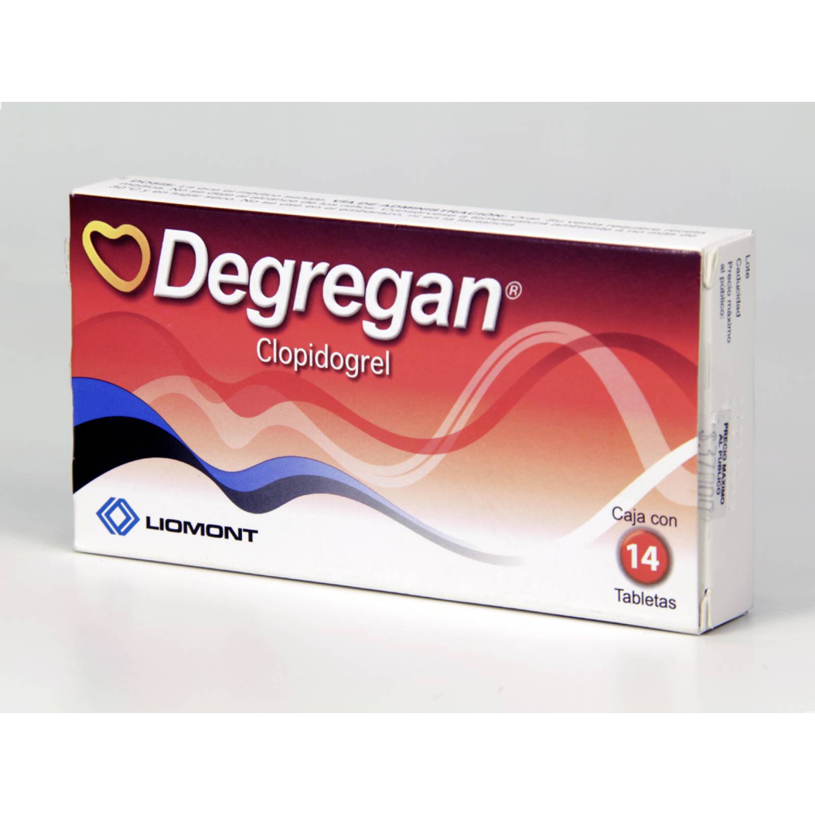 DEGREGAN 14 TABLETAS 75MG