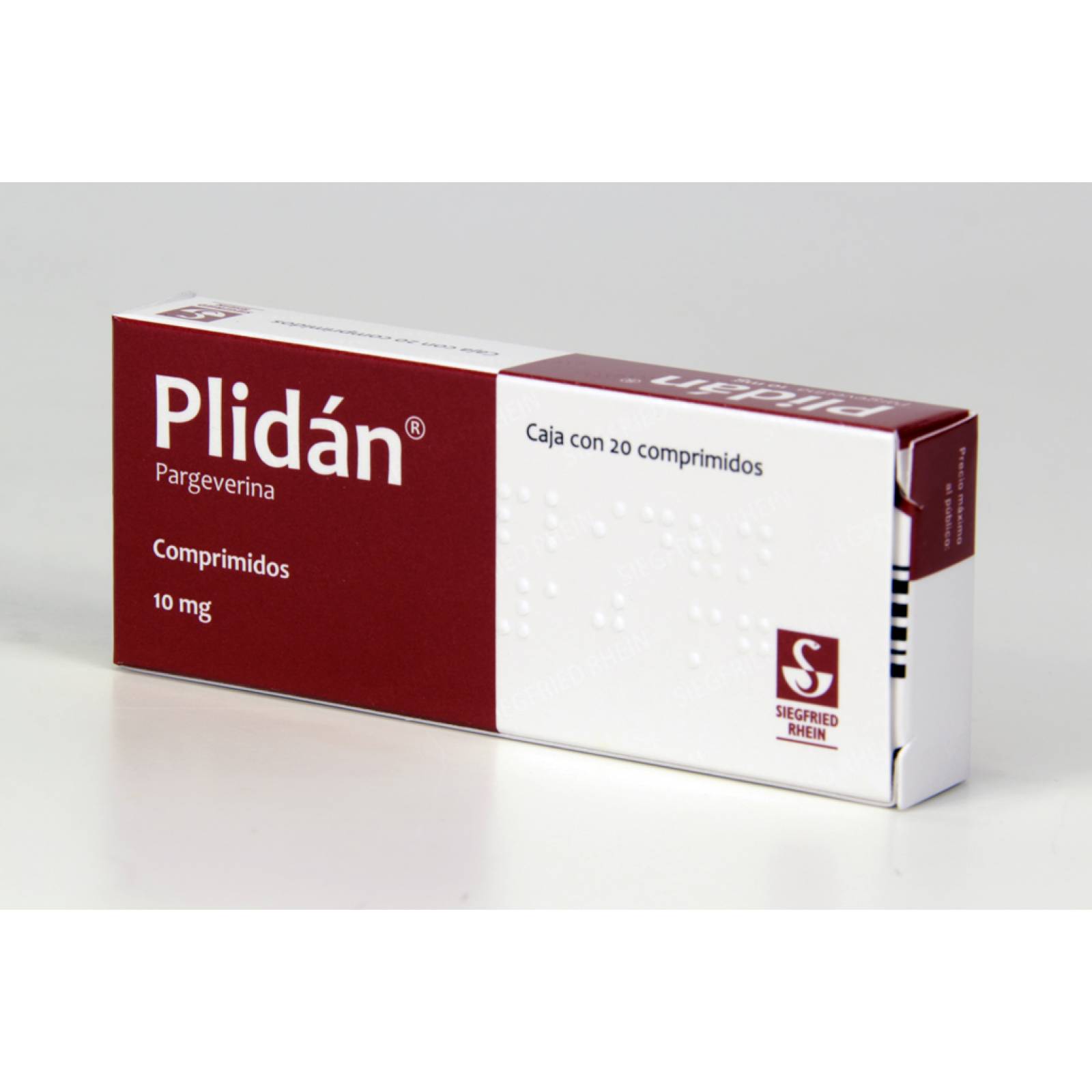 PLIDÁN 20 TABLETAS 10MG
