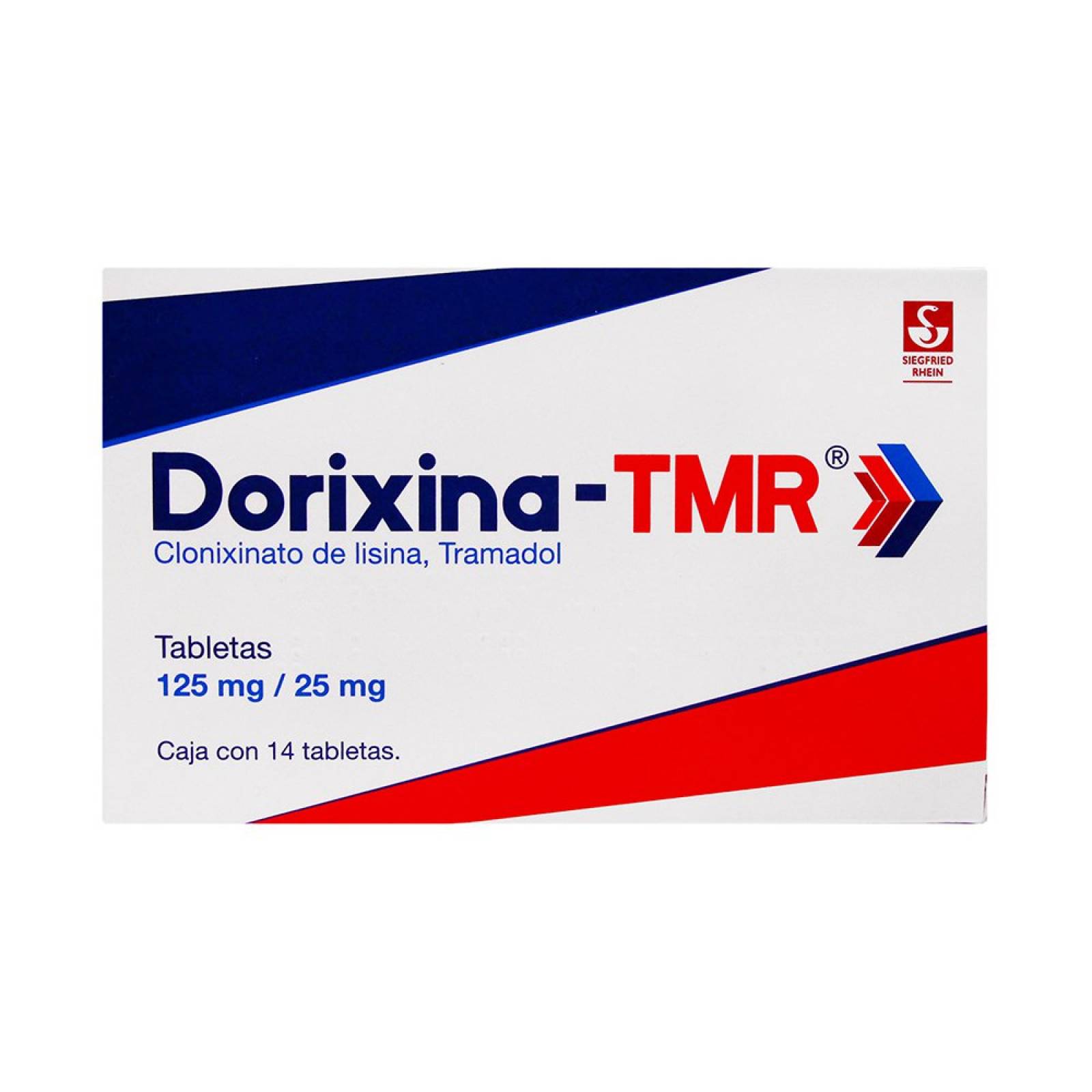 DORIXINA TMR 1 TABLETA 125/25MG