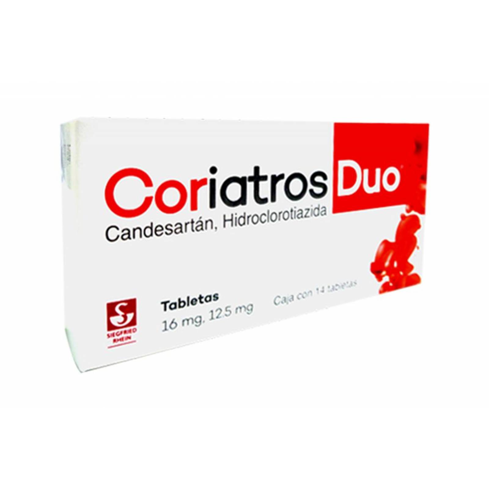 CORIATROS DUO 14 TABLETAS 16/12.5MG