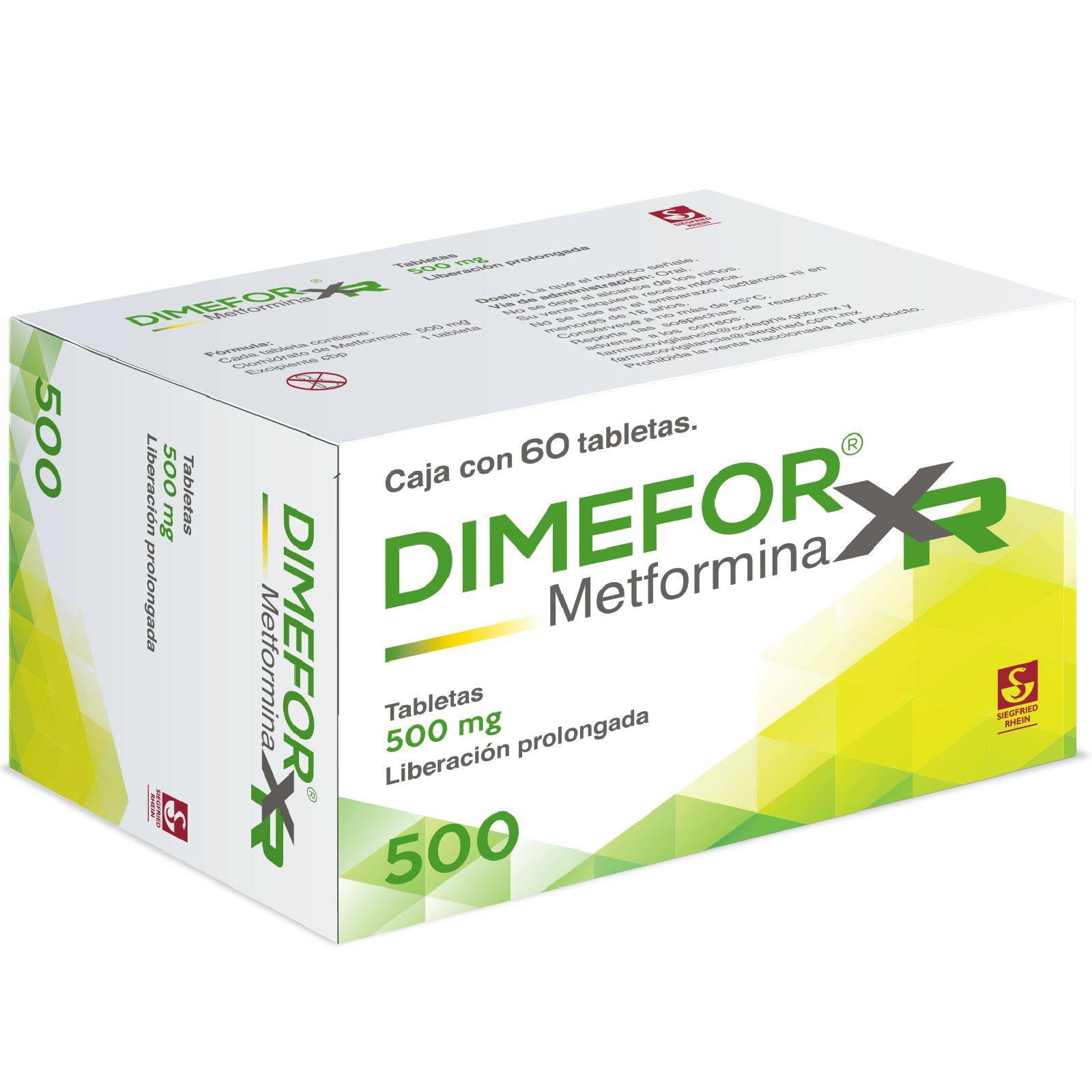 Cloridrato De Metformina 500 Mg Xr