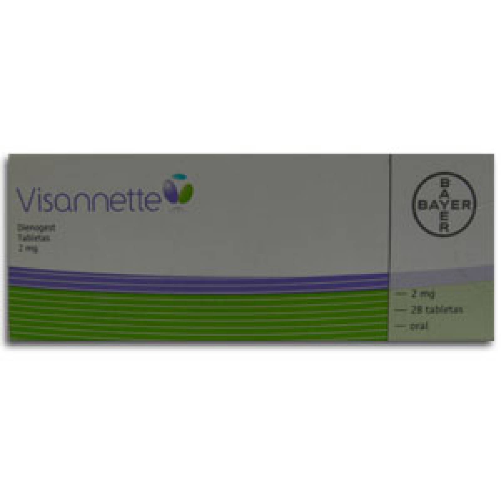 VISANNETTE 28 TABLETAS 2MG