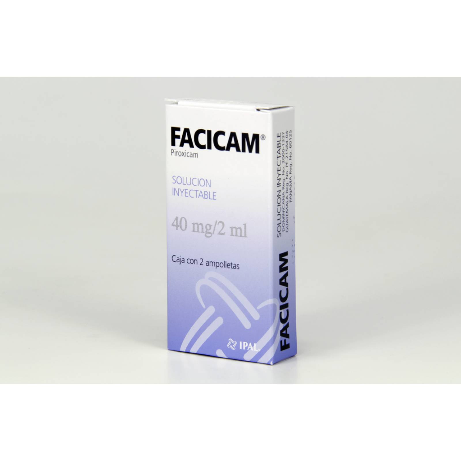 FACICAM IM SOLUCIÓN INYECTABLE 2 AMPOLLETAS 40MG