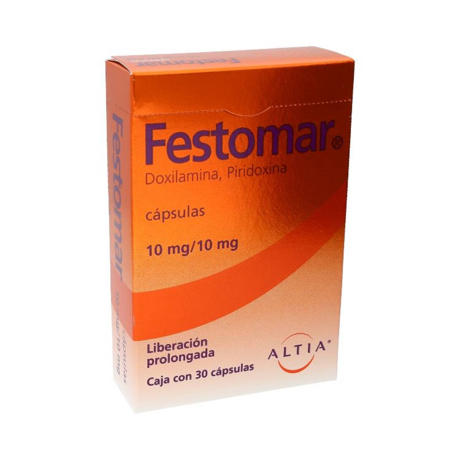 FESTOMAR 30 CÁPSULAS 10/10MG