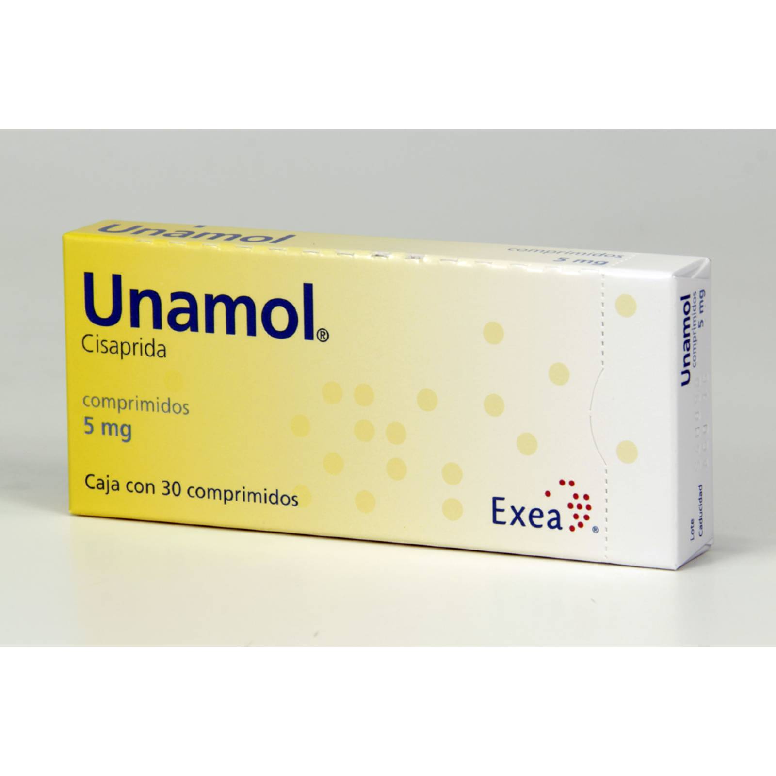 UNAMOL 5MG CAJA CON 30 COMPRIMIDOS