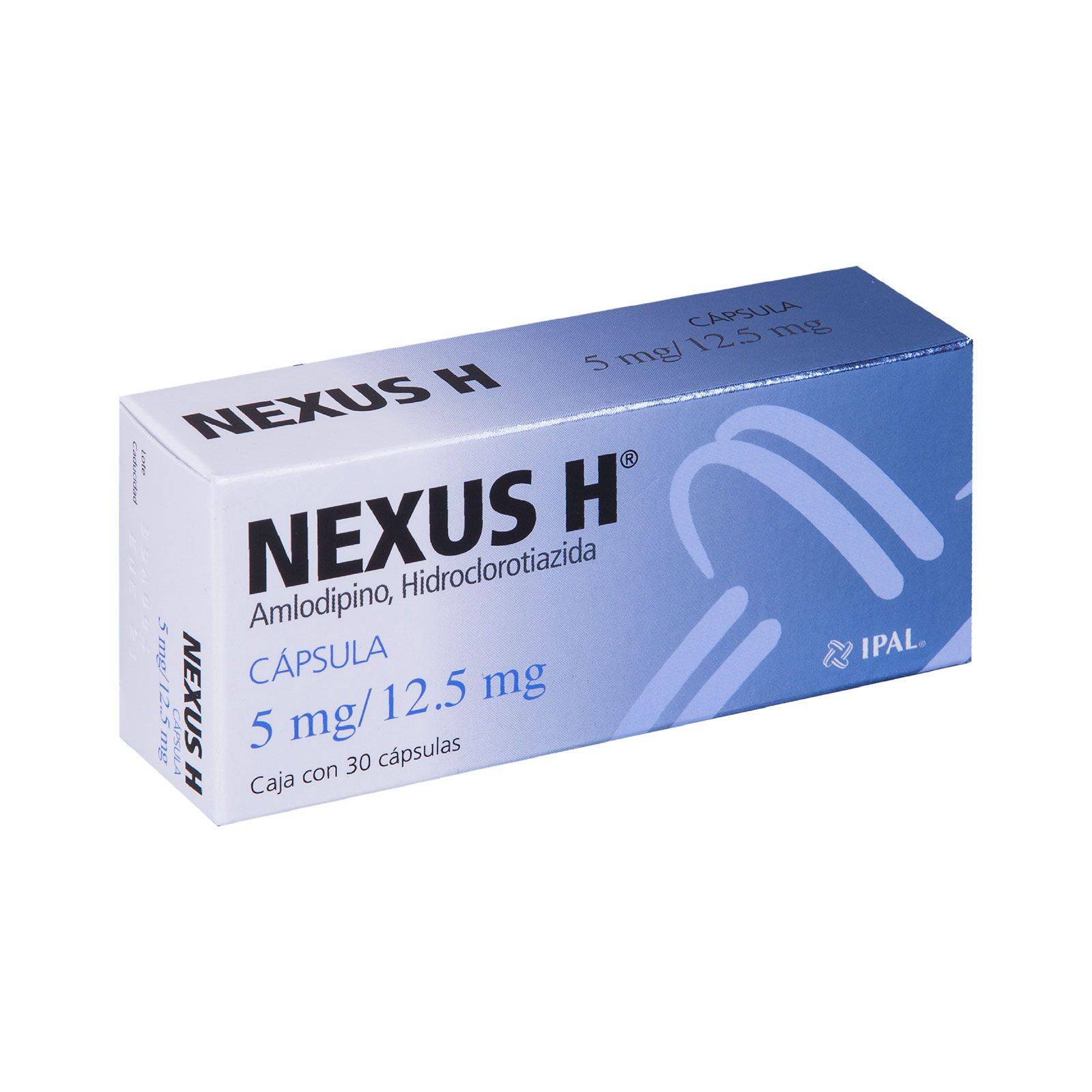 NEXUS H 30 CÁPSULAS 5/12.5MG