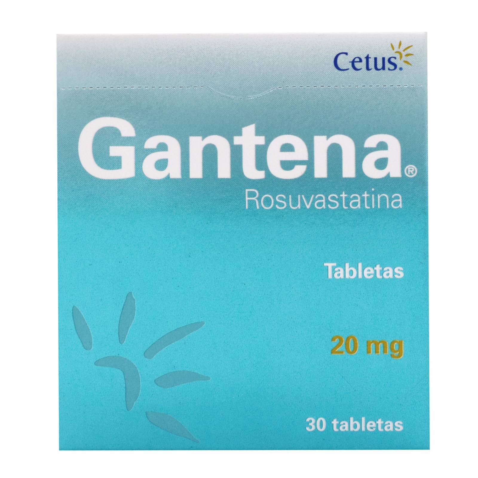 GANTENA 30 TABLETAS 20MG