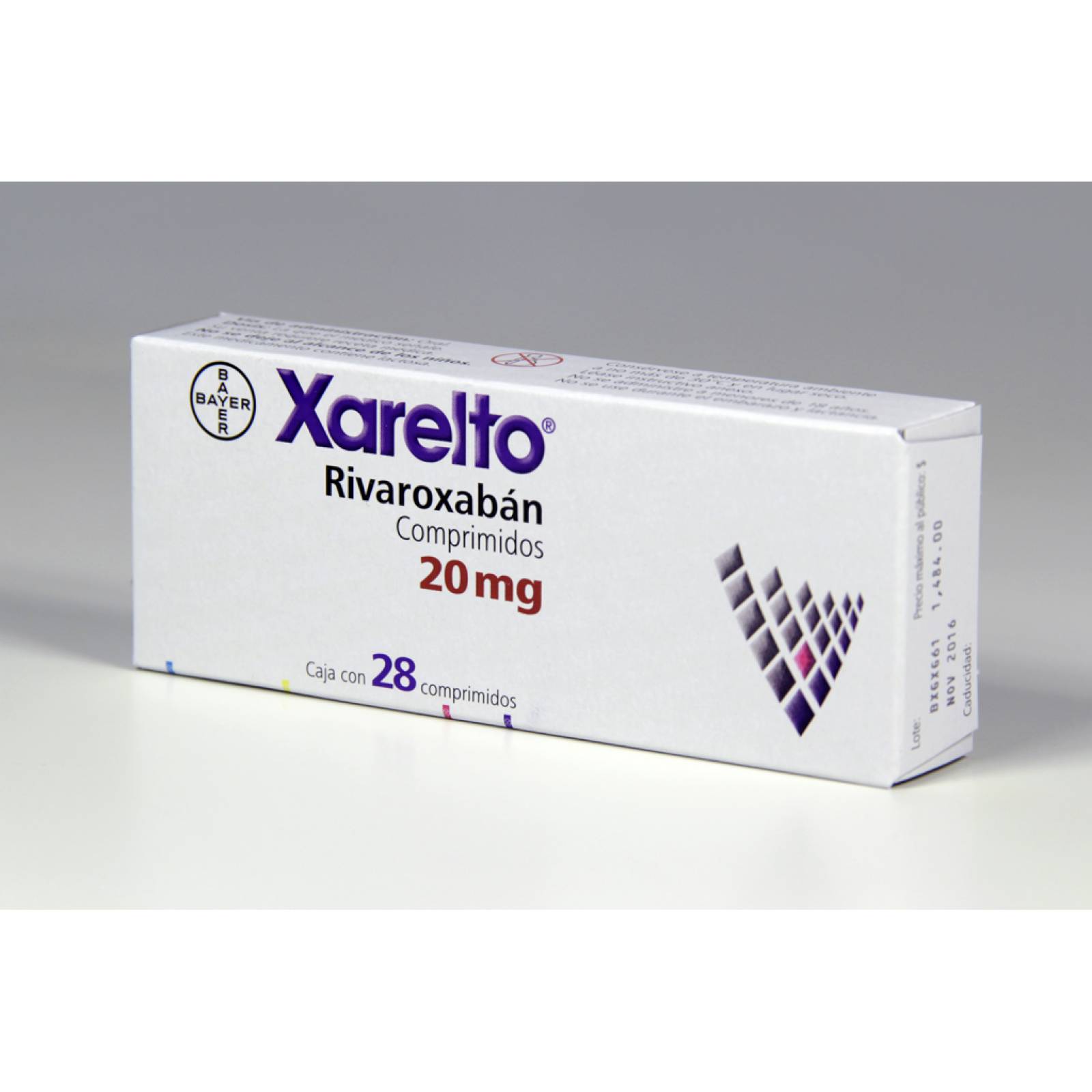 XARELTO 28 COMPRIMIDOS 20MG