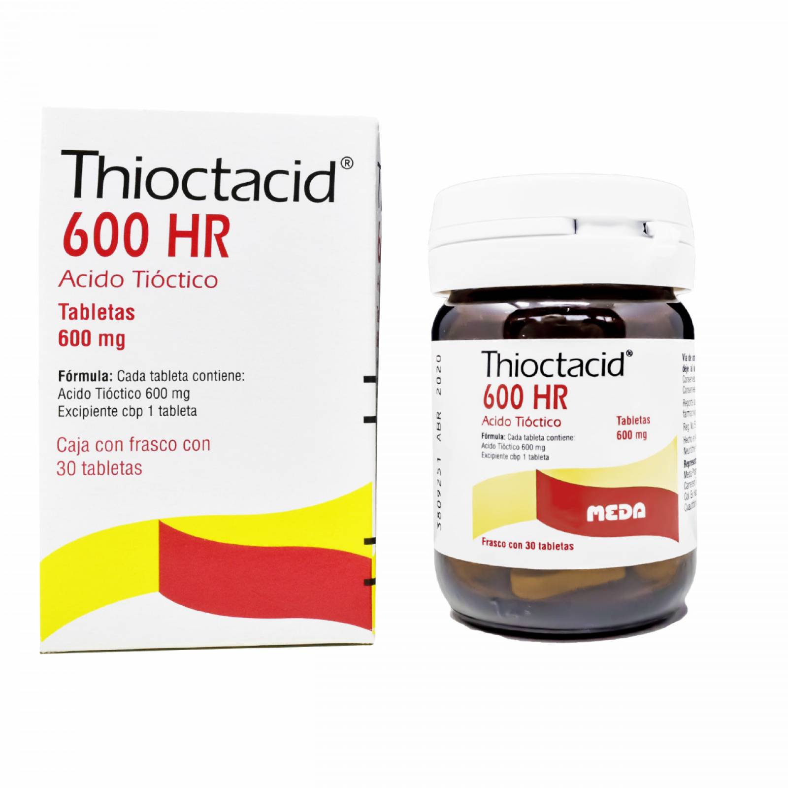 THIOCTACID HR 30 COMPRIMIDOS 600MG