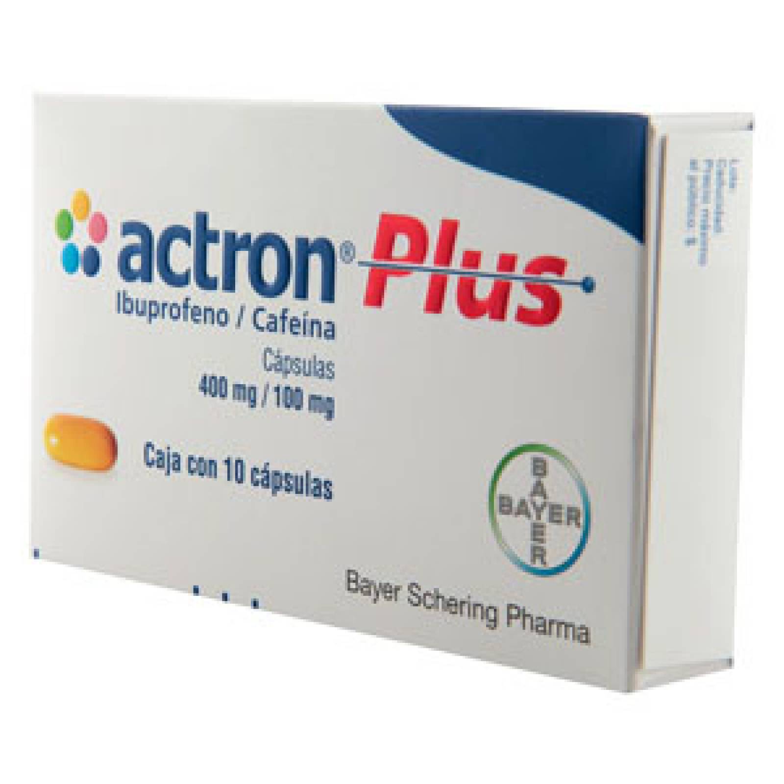 ACTRON PLUS 10 CÁPSULAS 400/100MG