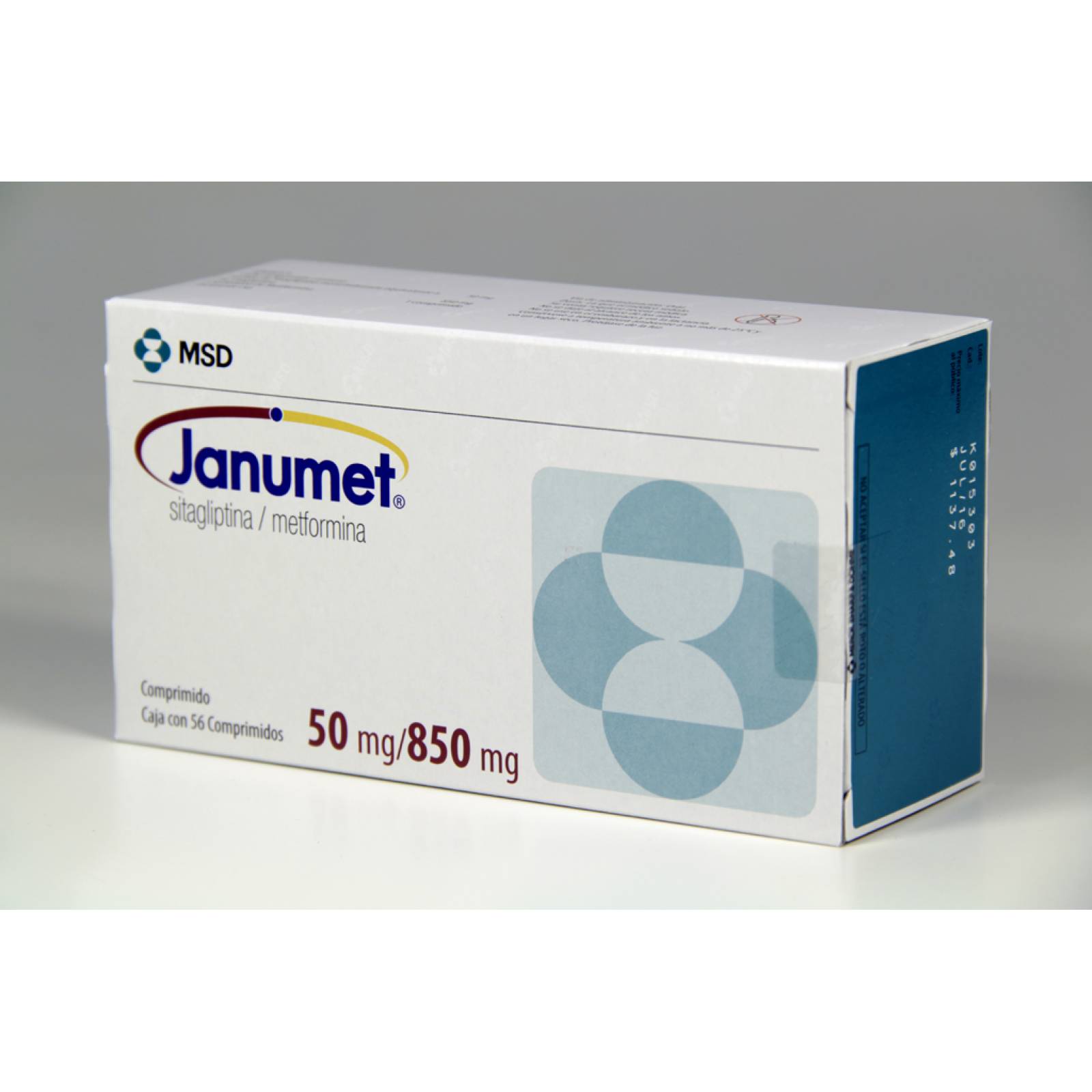 JANUMET 56 COMPRIMIDOS 50/850MG
