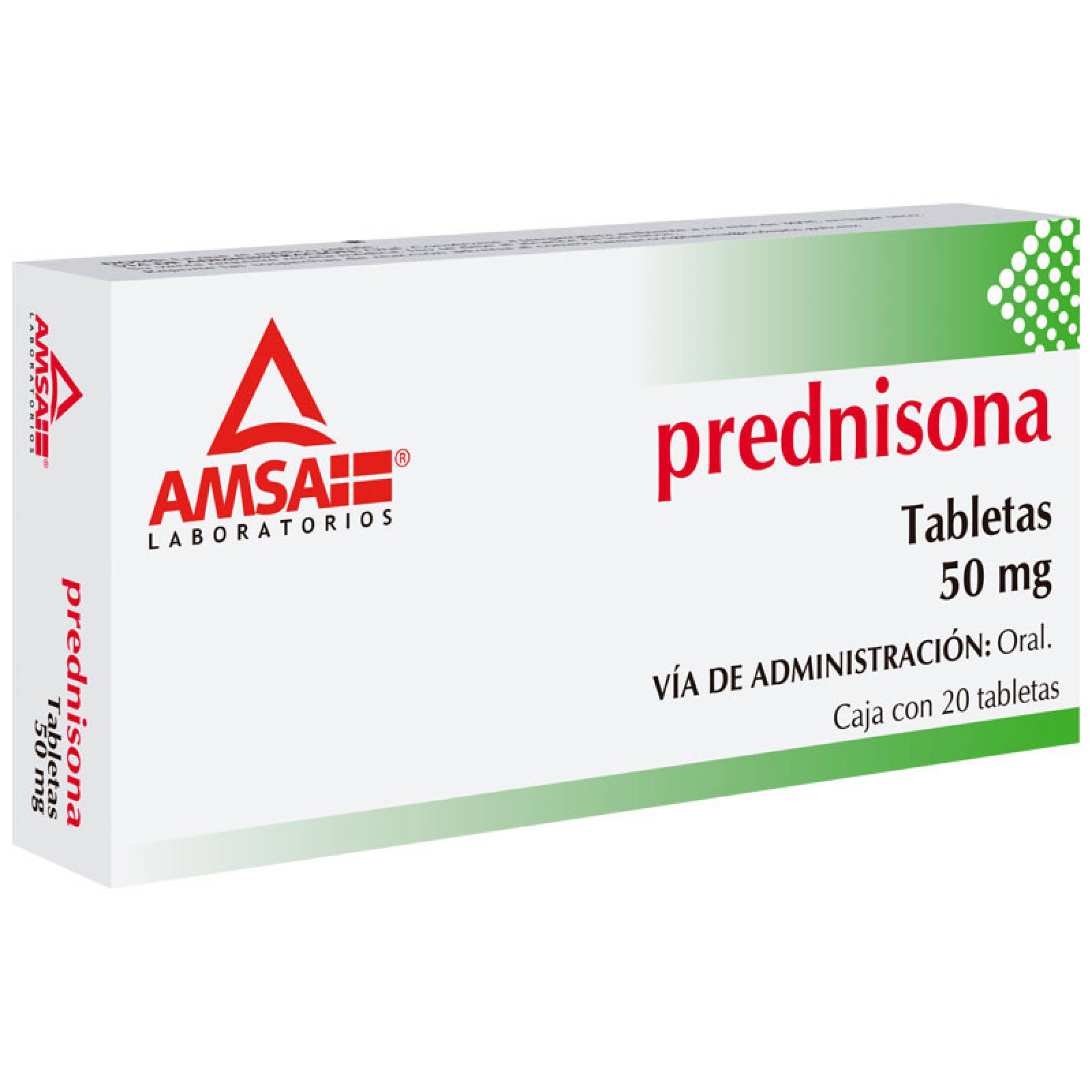 PREDNISONA 20 TABLETAS 50MG