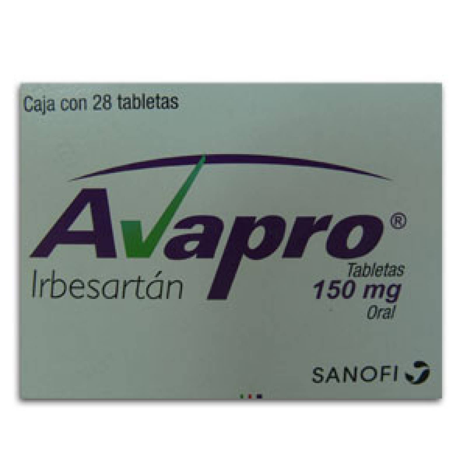 AVAPRO 28 TABLETAS 150MG