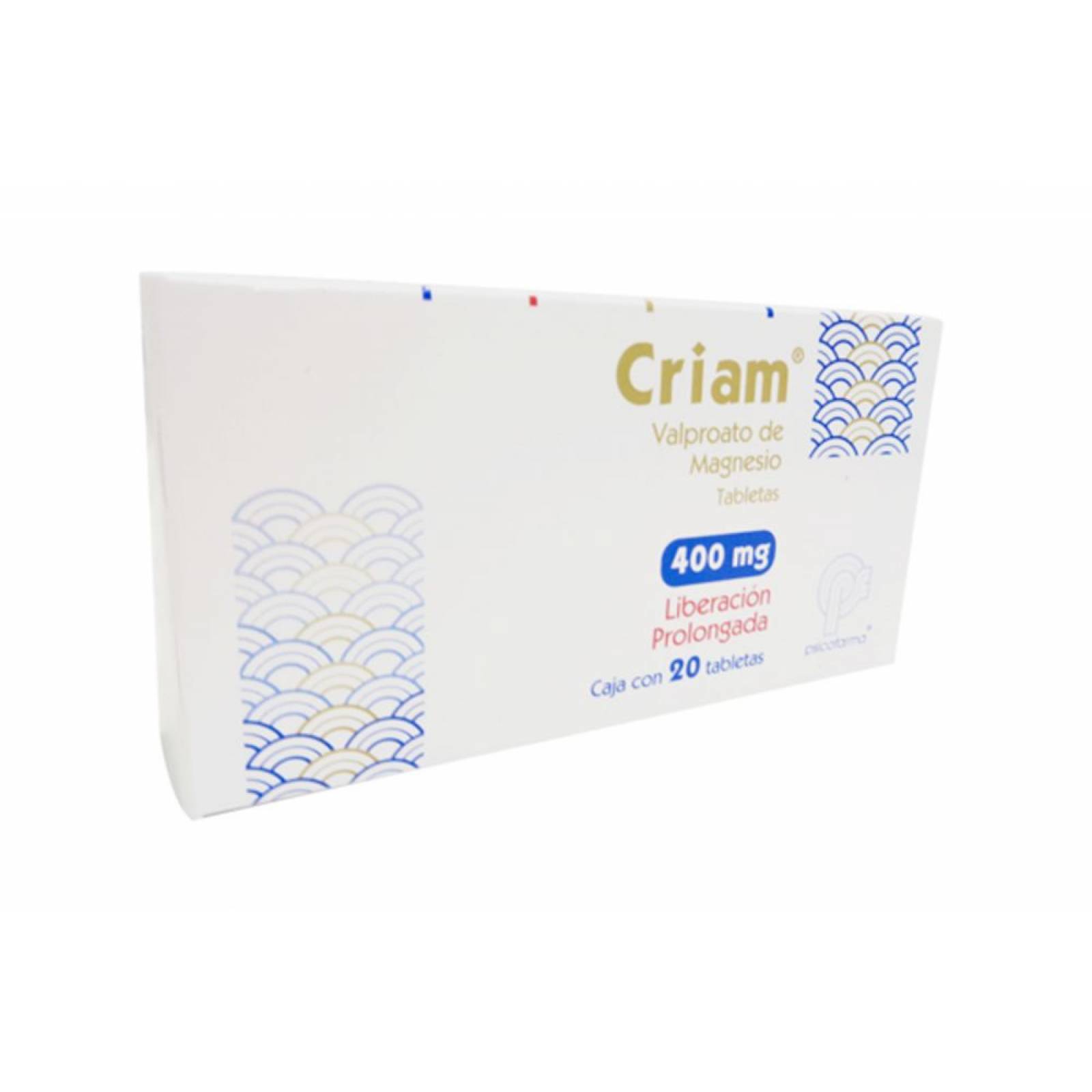 CRIAM 20 TABLETAS 400MG