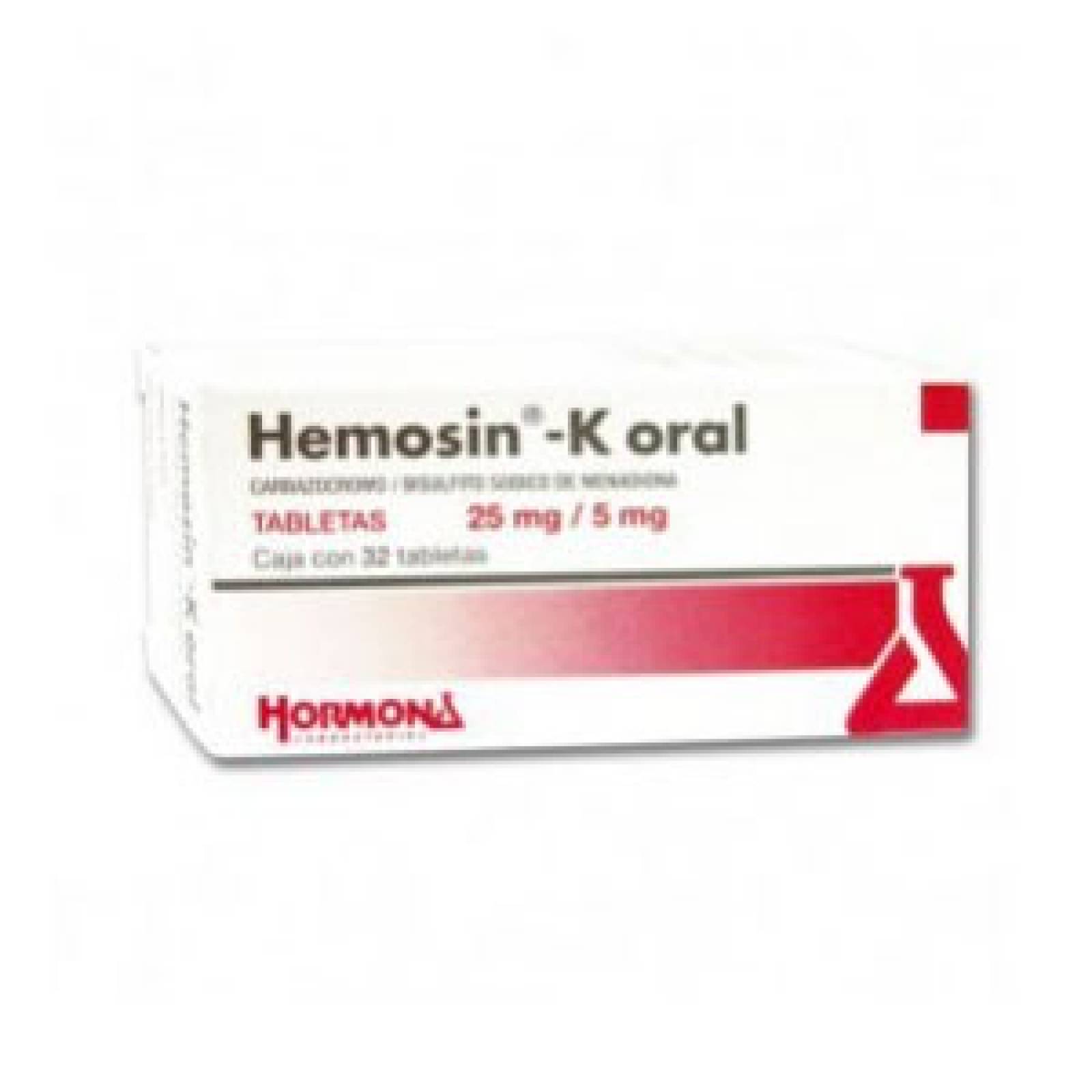 HEMOSIN K 32 TABLETAS 25/5MG
