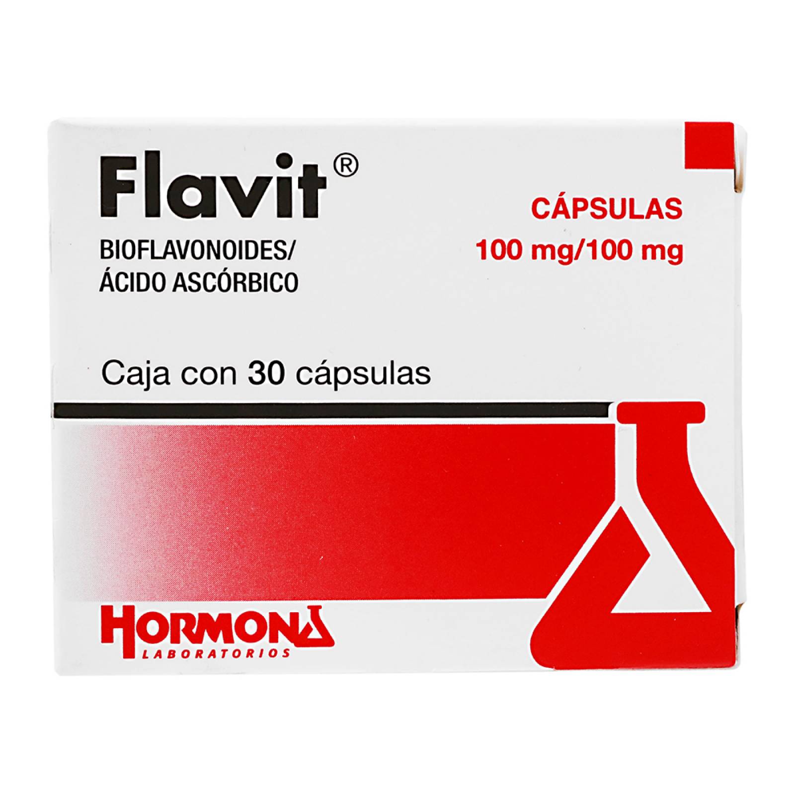 FLAVIT 30 CÁPSULAS 100/100MG