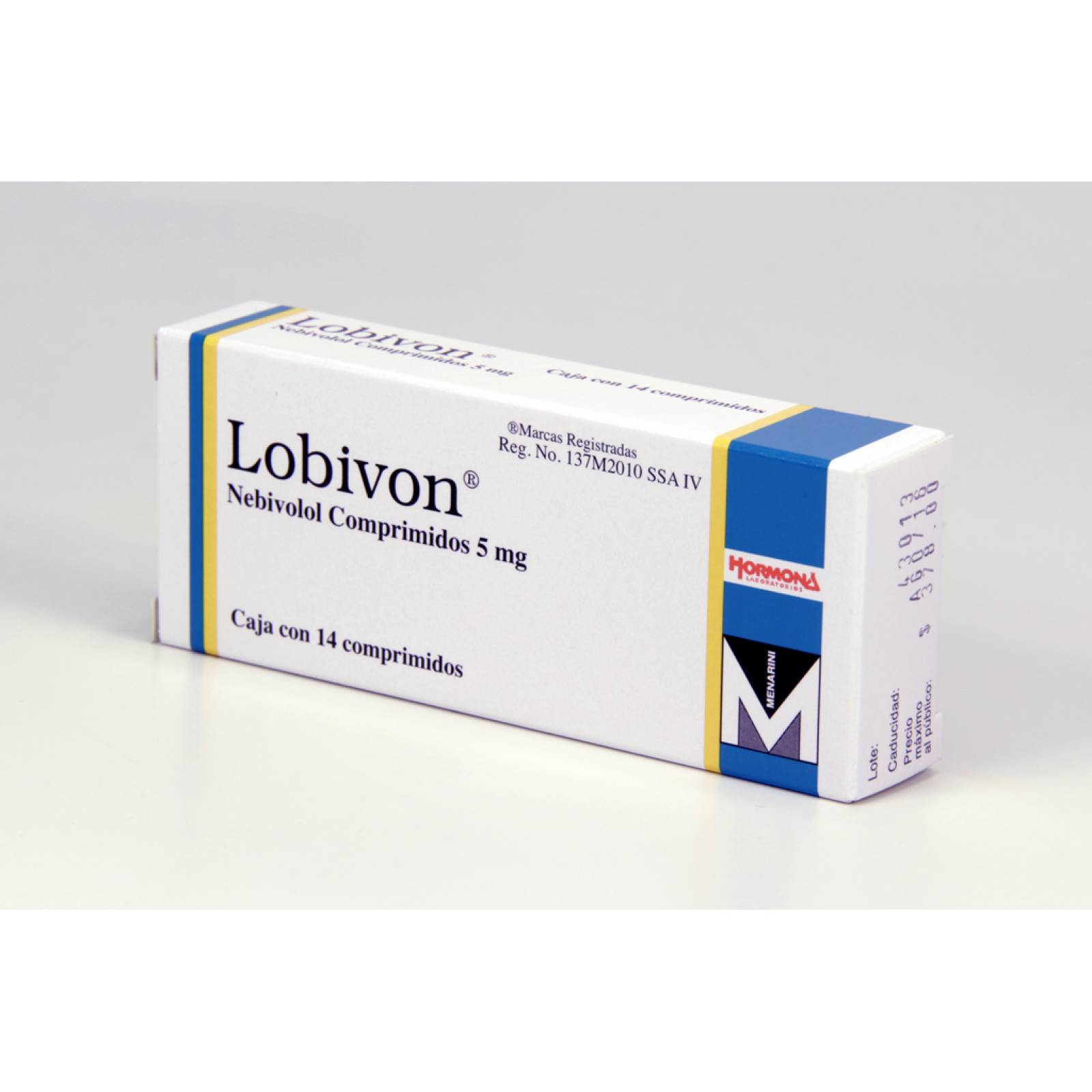 LOBIVON 5MG CAJA CON 14 COMPRIMIDOS