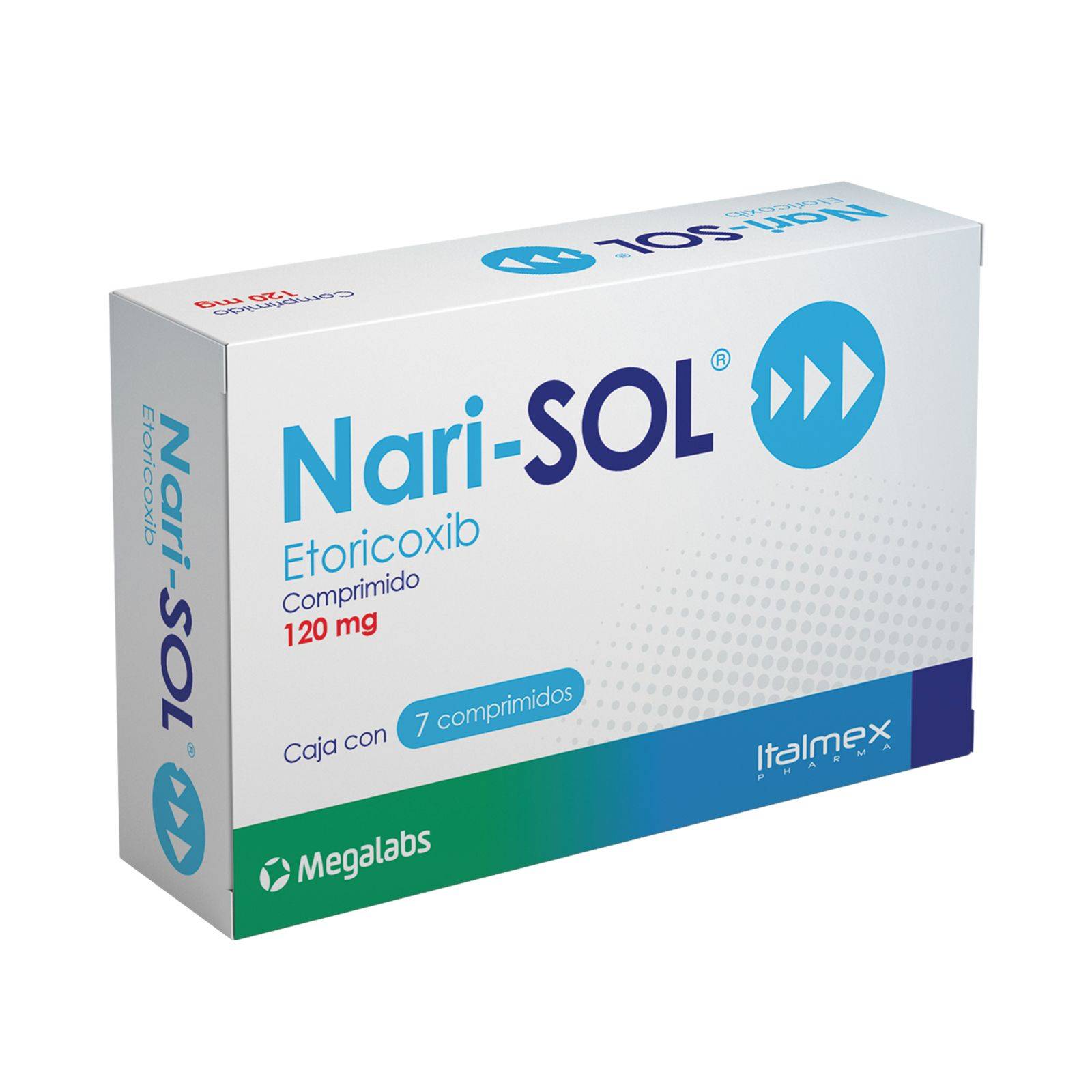 NARI SOL 120MG CAJA CON 7 COMPRIMIDOS