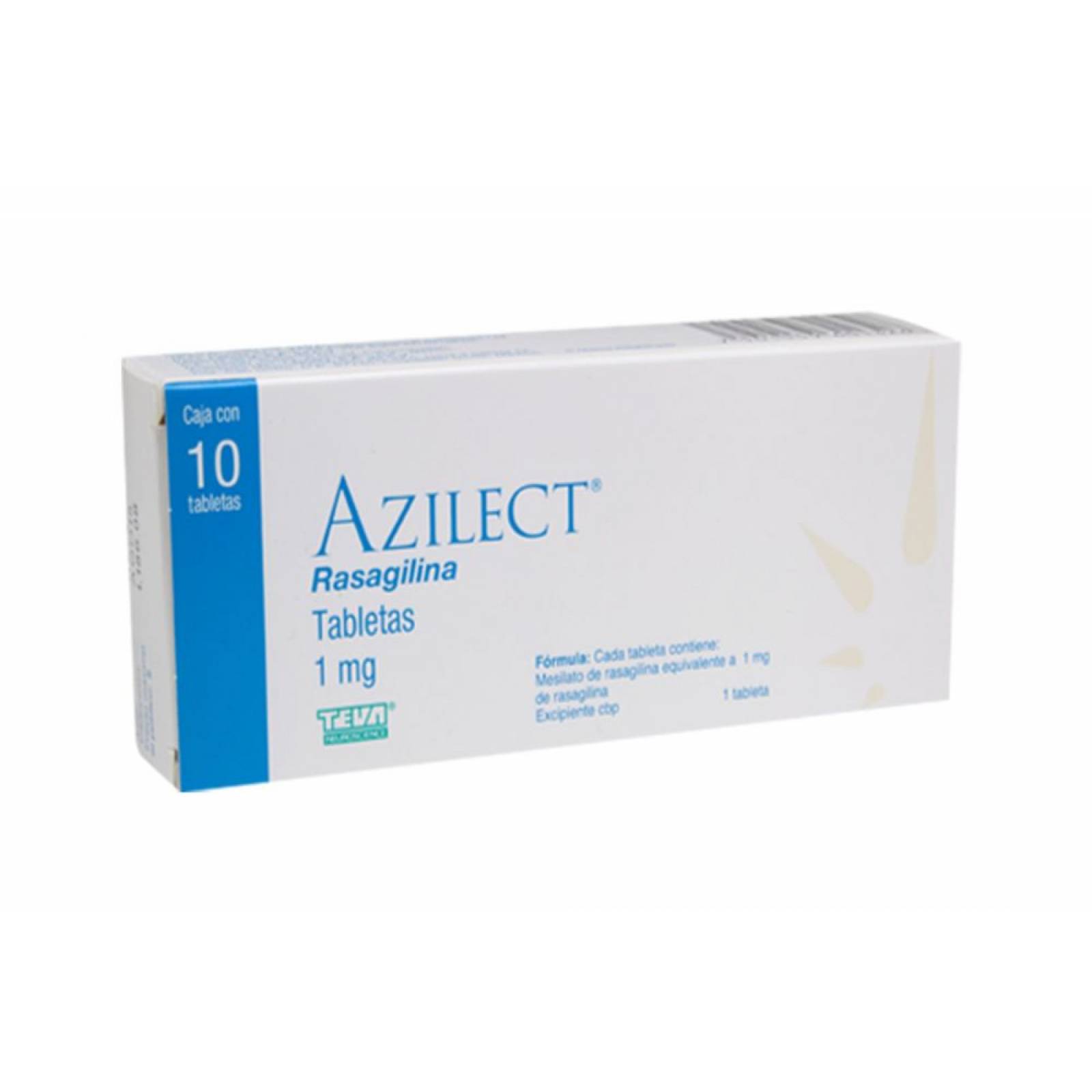 AZILECT 1MG CAJA CON 10 TABLETAS