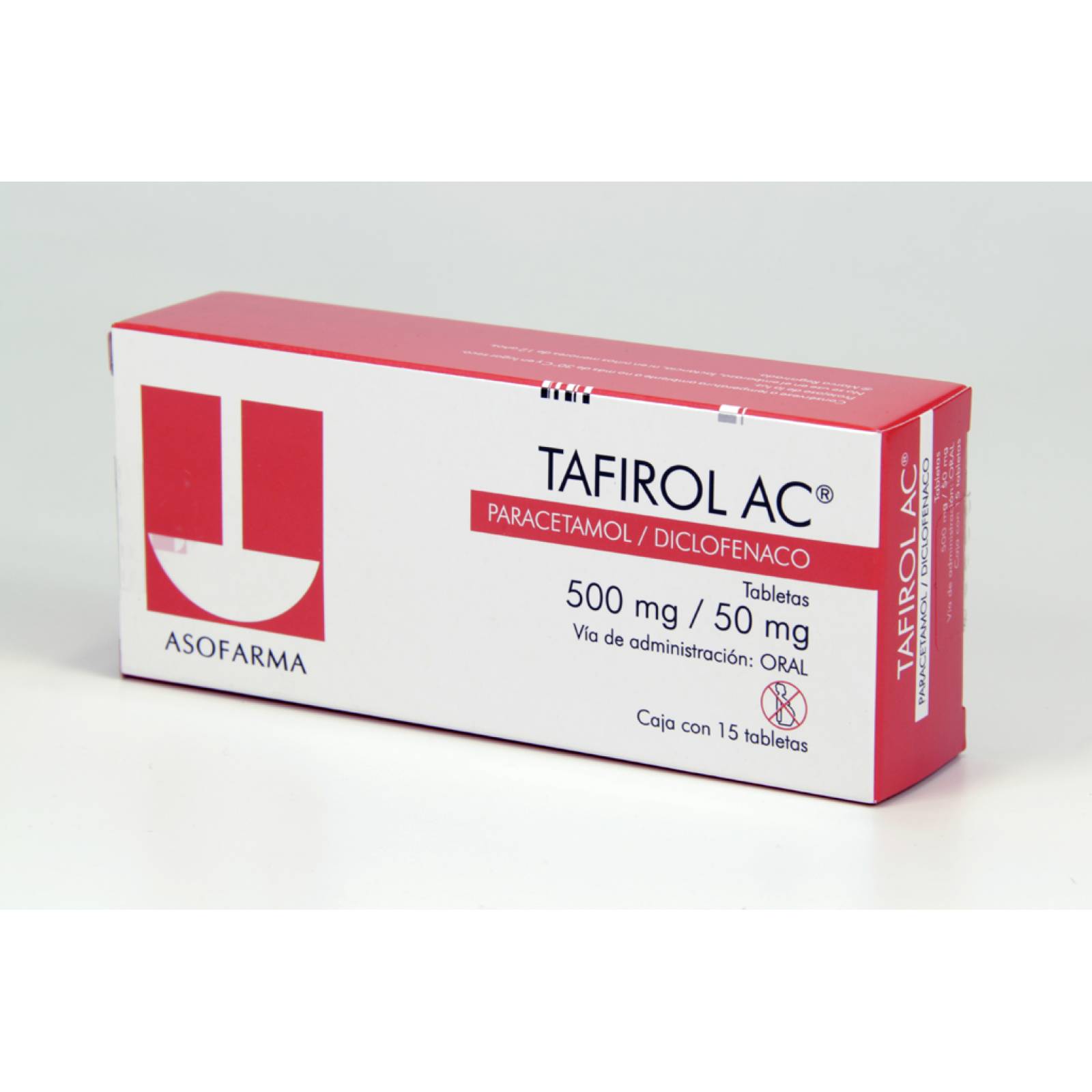 TAFIROL AC 500MG CAJA CON 15 TABLETAS