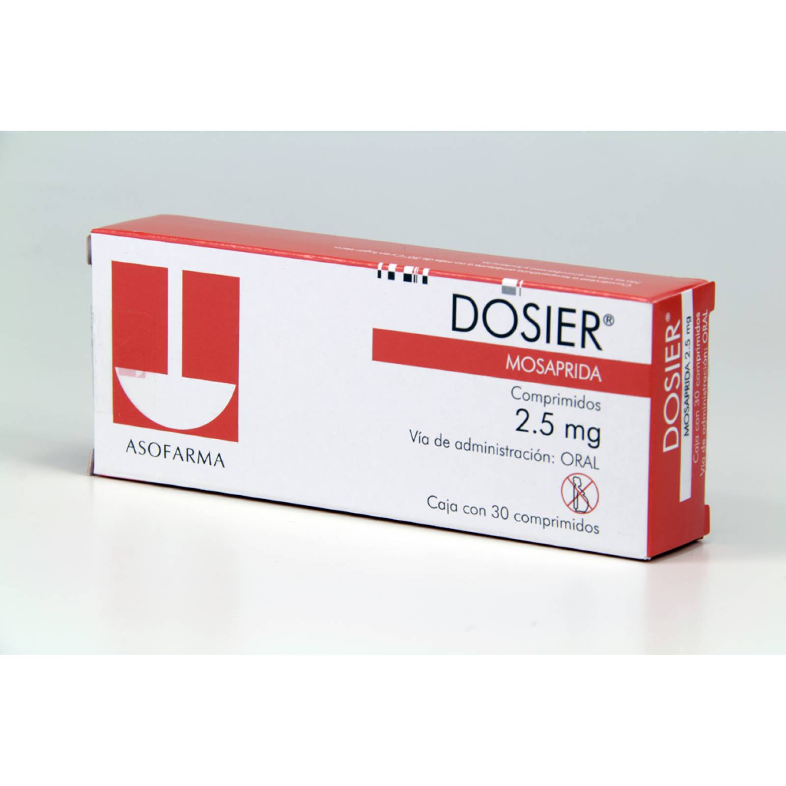 DOSIER 2.5MG CAJA CON 30 COMPRIMIDOS