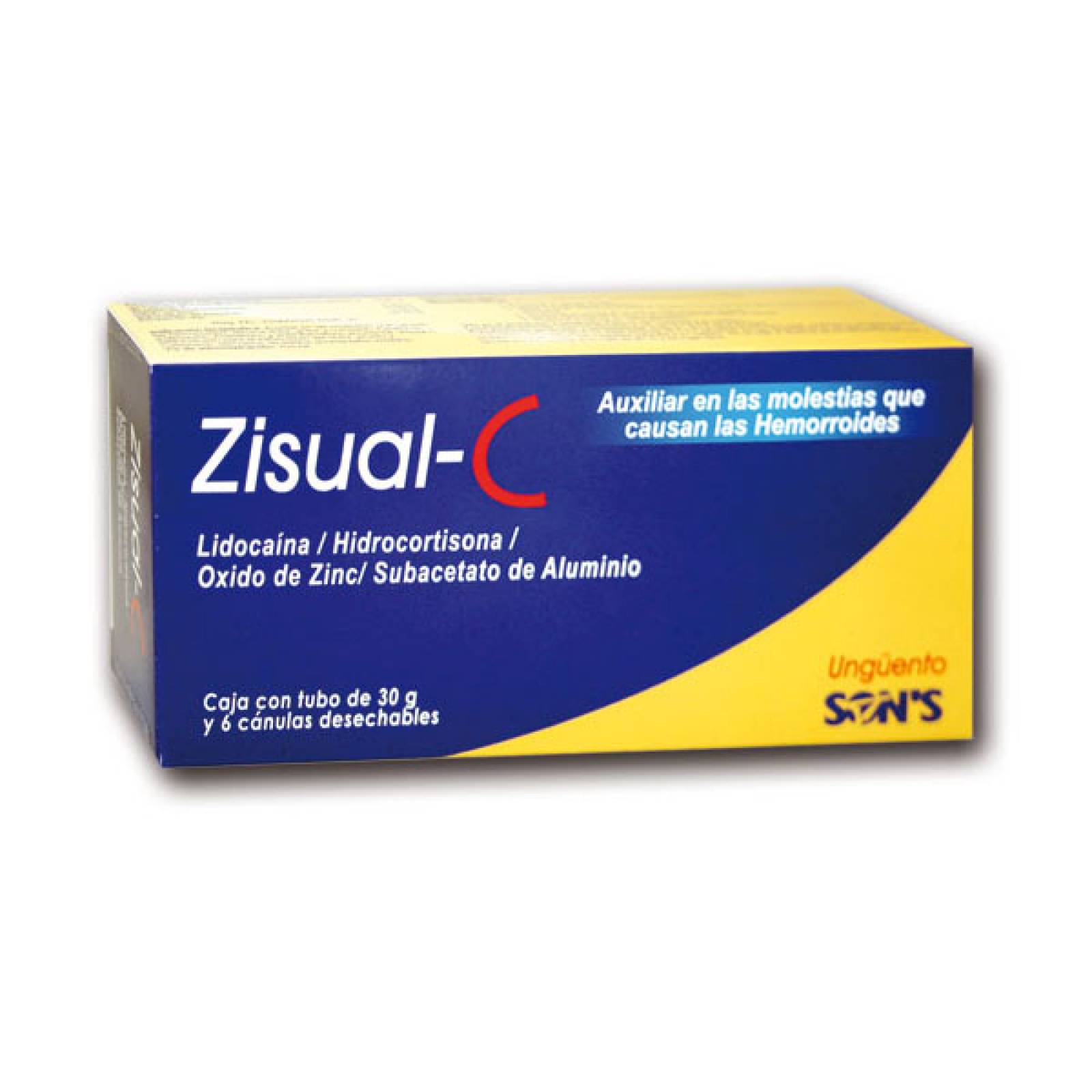 ZISUAL-C 1 TUBO 30 G Y 6 CÁNULAS DESECHABLES