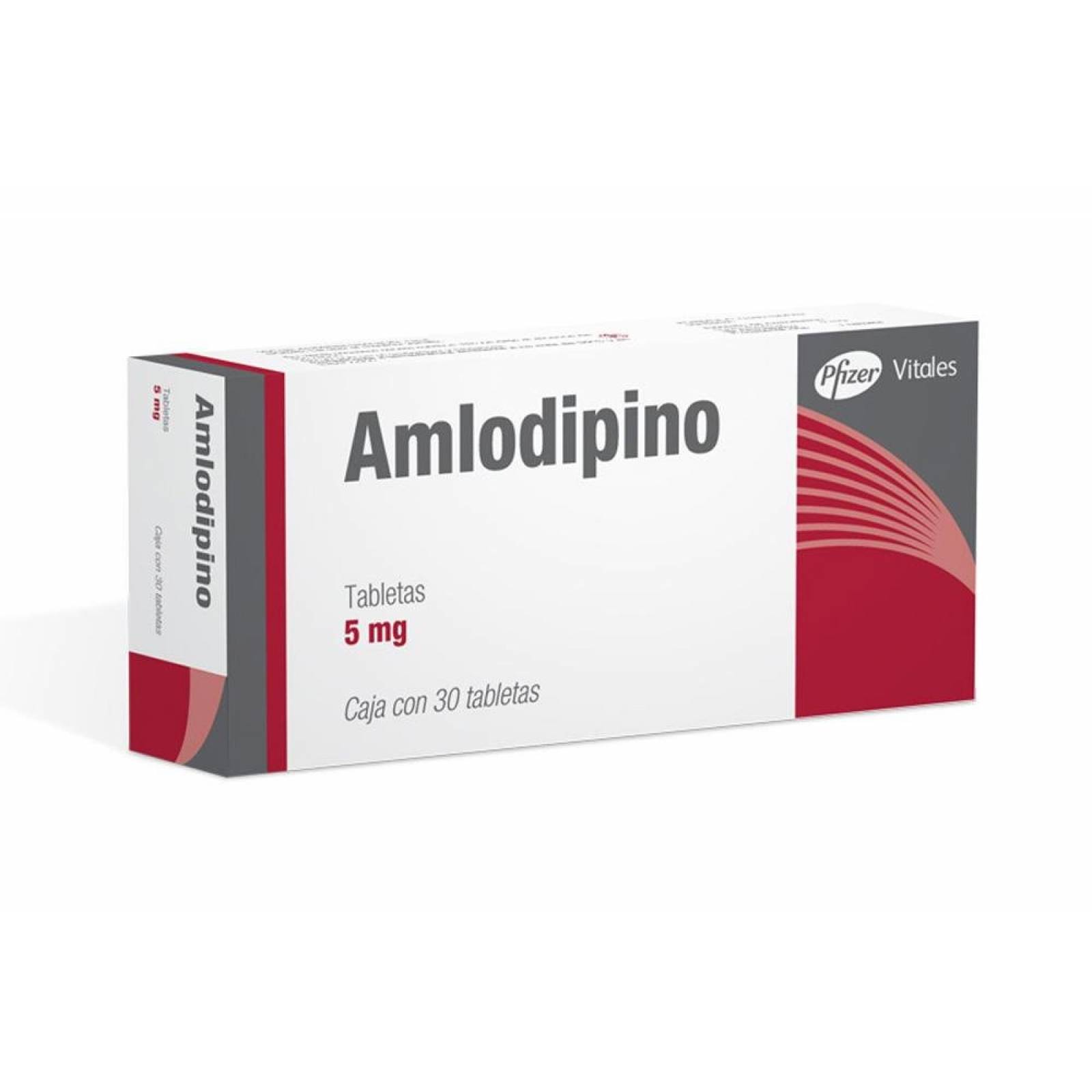 AMLODIPINO 30 TABLETAS 5MG