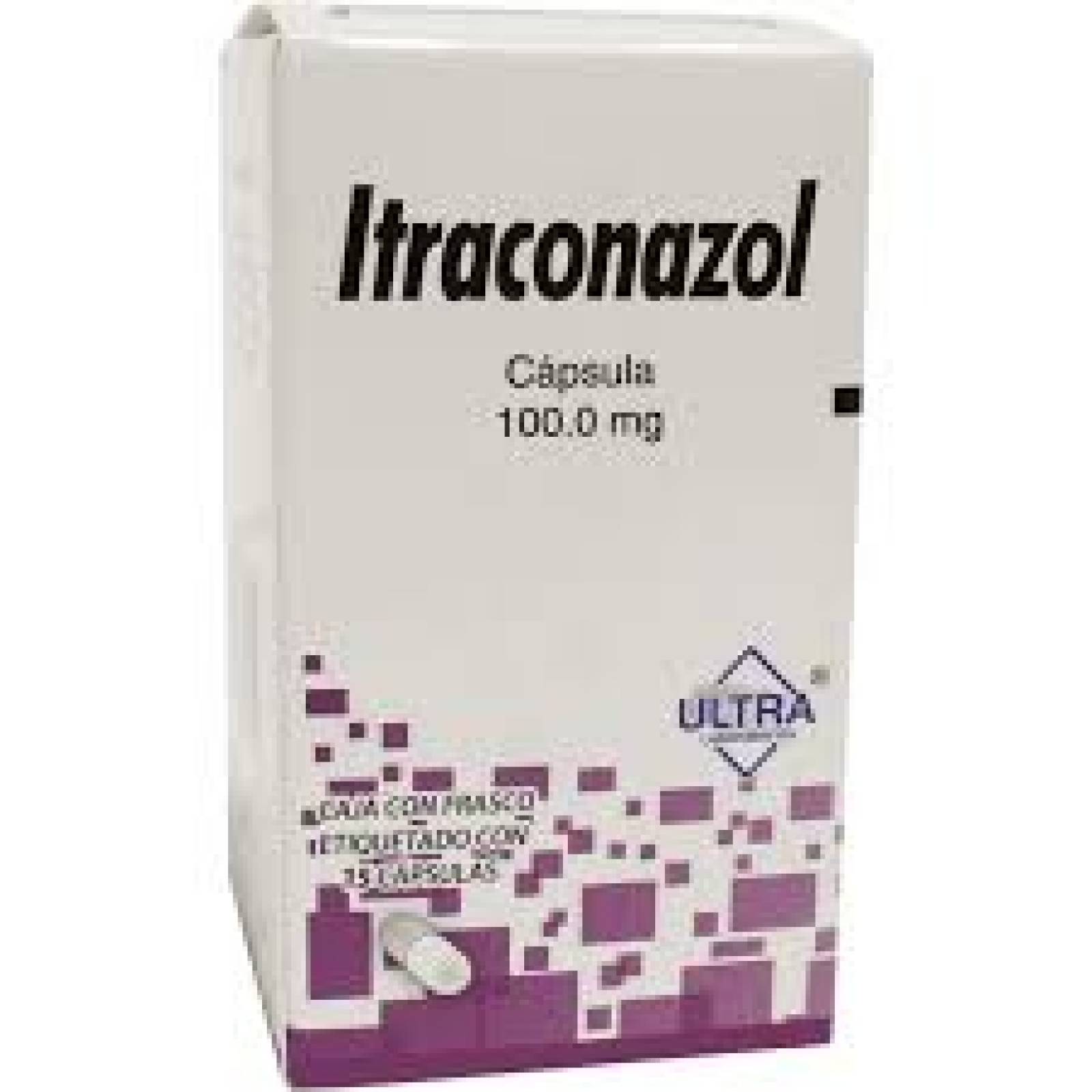 ITRACONAZOL 15 TABLETAS 100MG