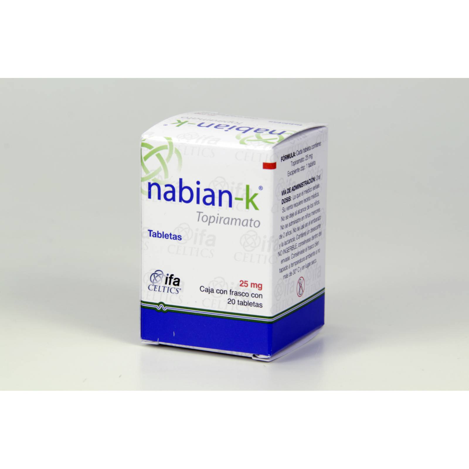 NABIAN K 20 TABLETAS 25MG