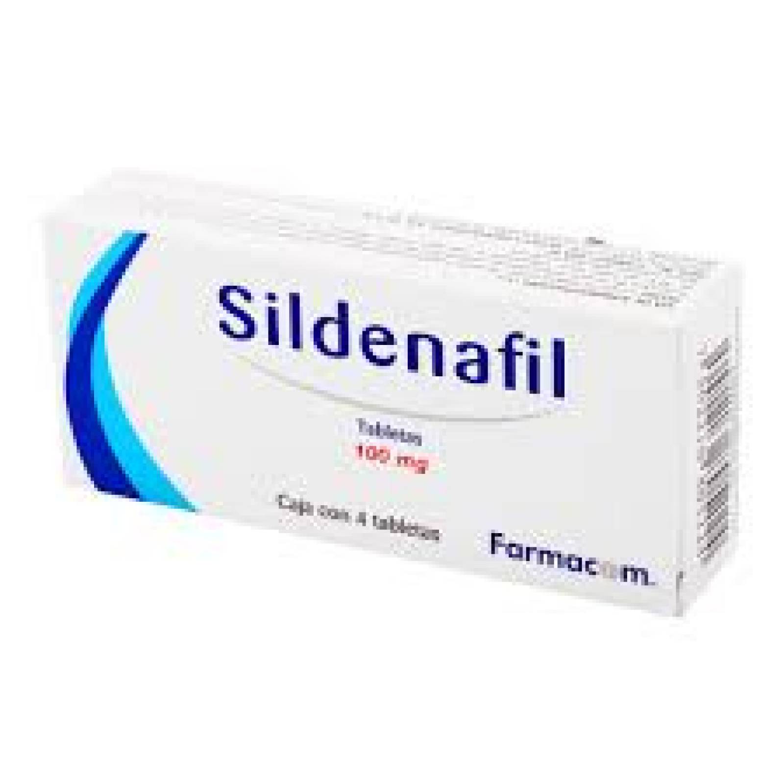 SILDENAFIL 4 TABLETAS 100MG