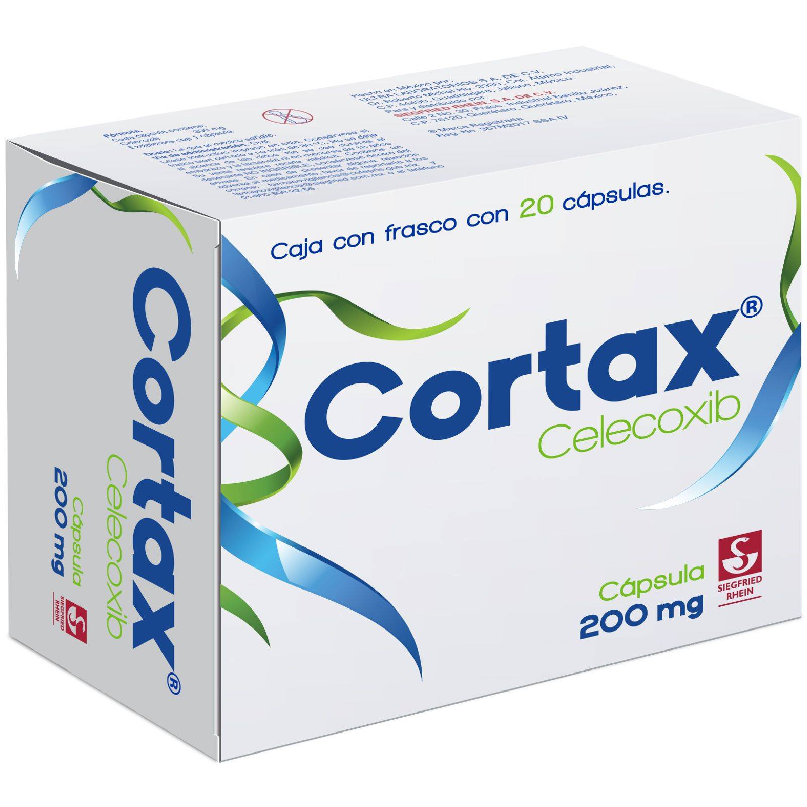 CORTAX 20 CÁPSULAS 200MG