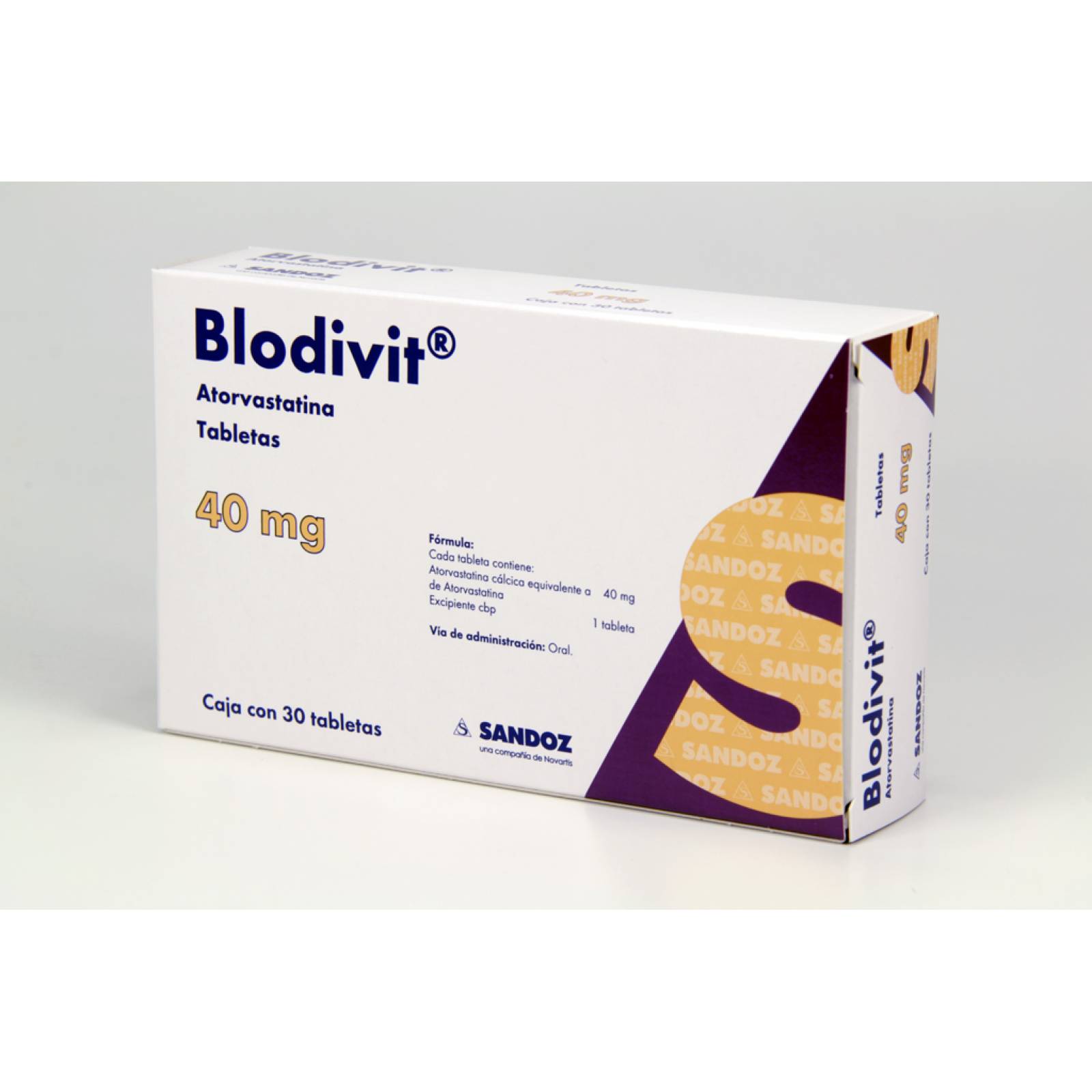 BLODIVIT 40 MG CAJA 30 TABLETAS