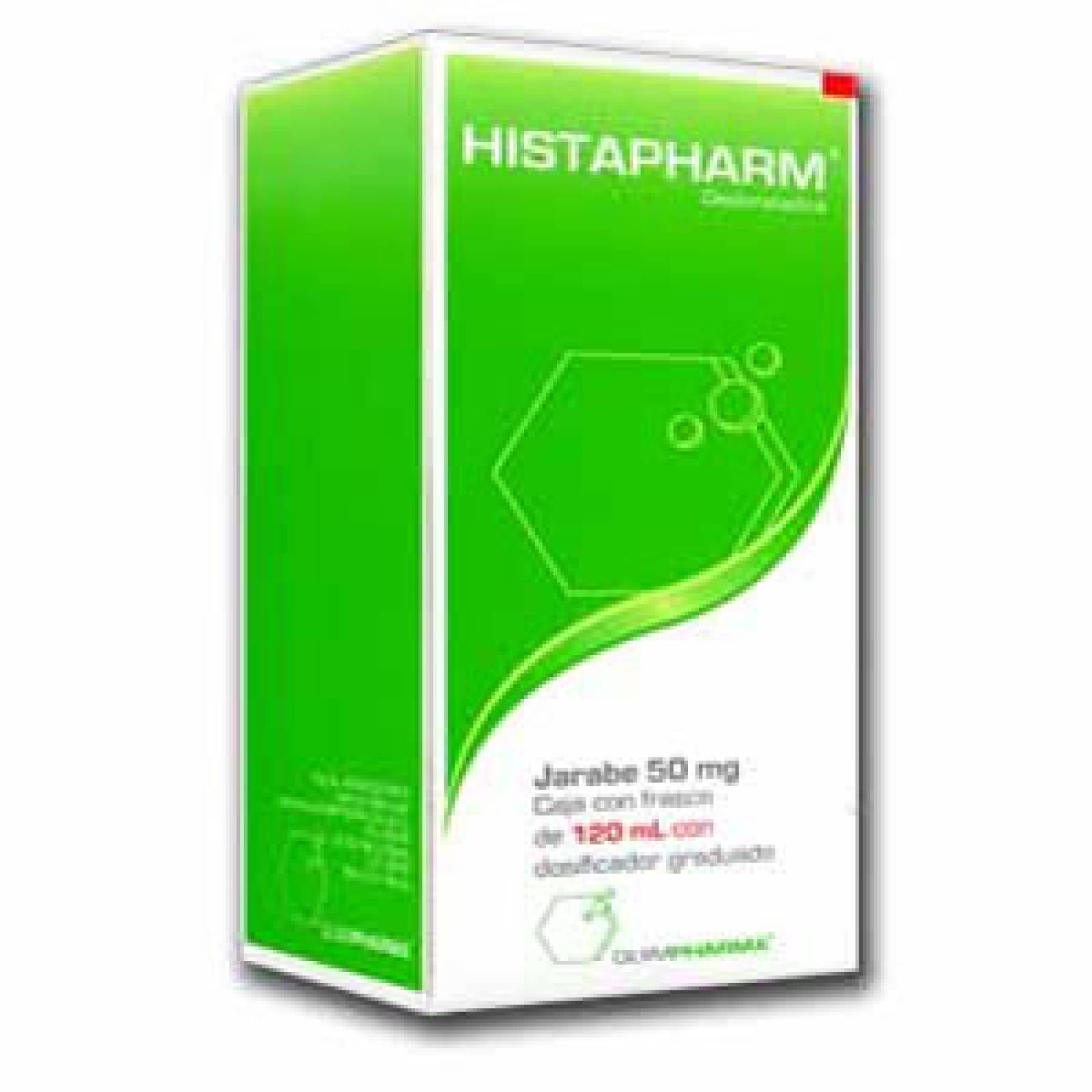 HISTAPHARM JARABE 50MG FRASCO 120ML