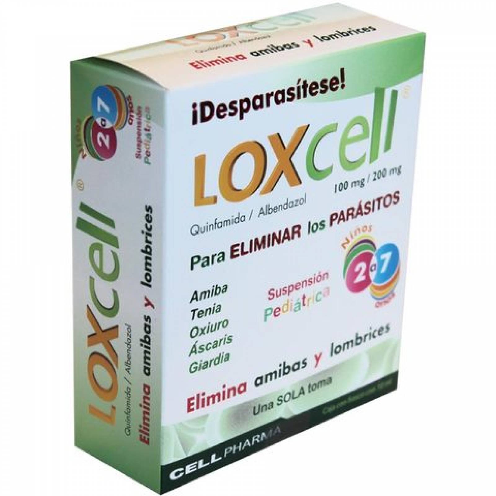 LOXCELL PEDIÁTRICO DESPARASITANTE FCO 10ML